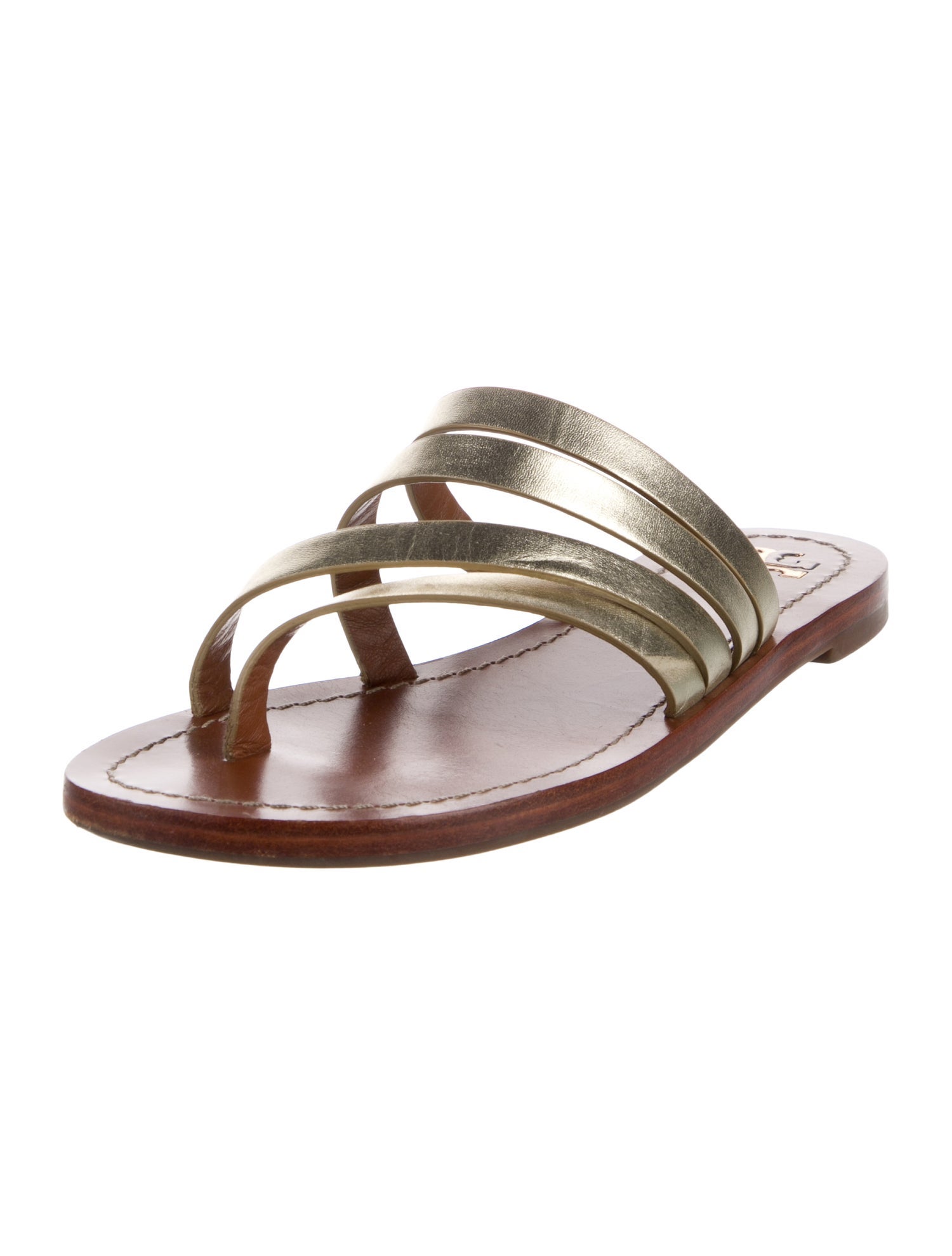 Tory Burch Leather Slides