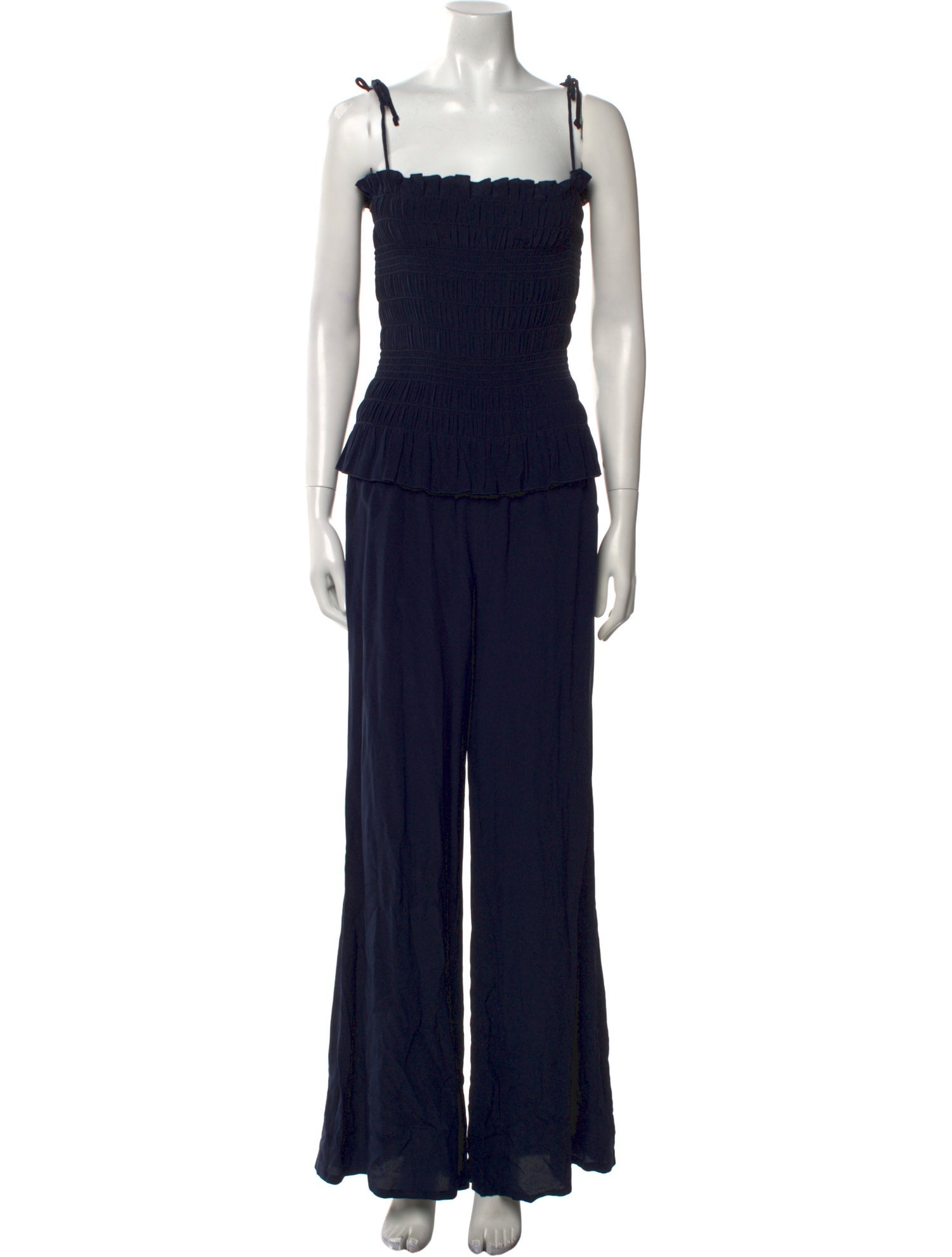 Tory Burch Silk Square Neckline Jumpsuit w/ Tags