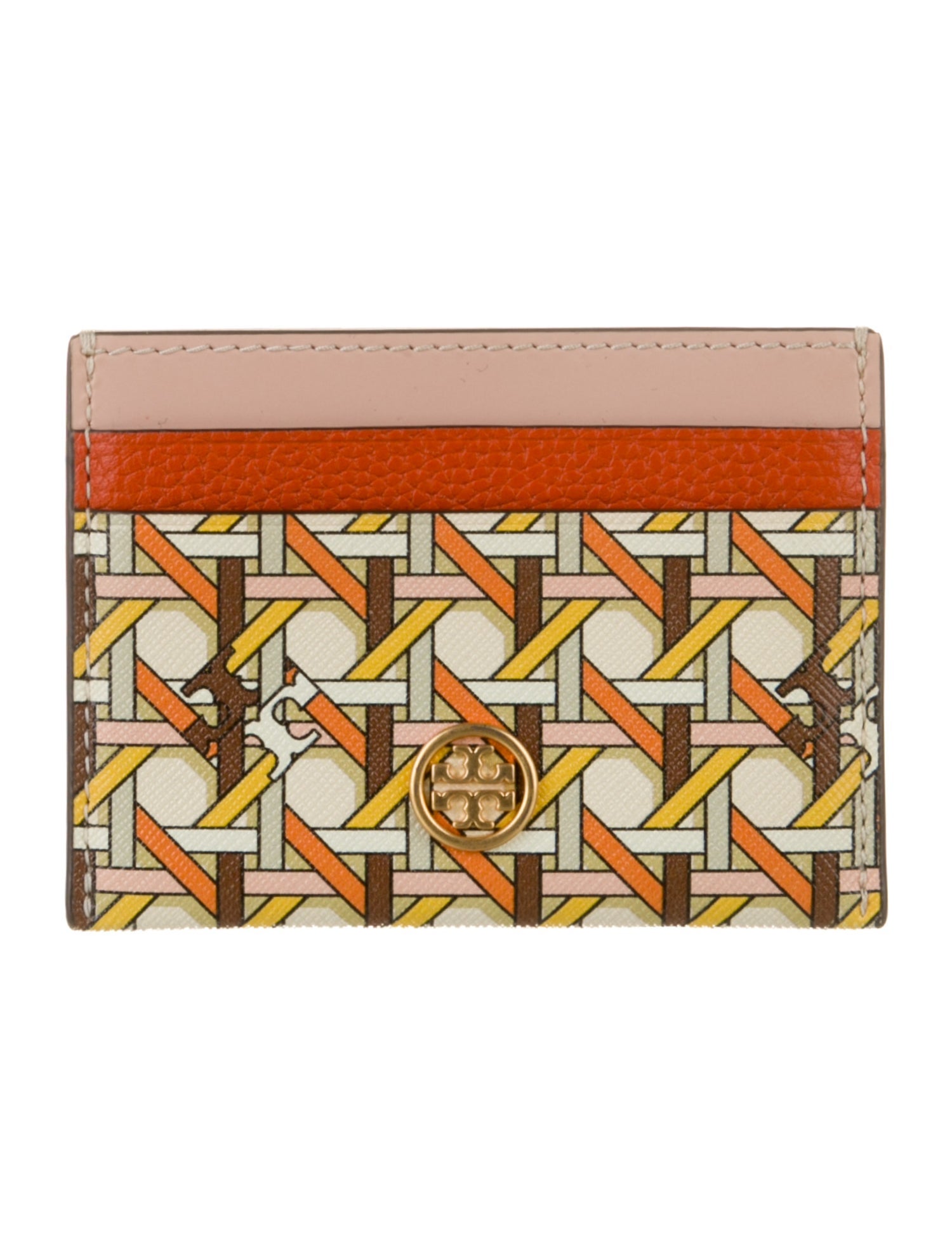 Tory Burch Saffiano Leather Printed Wallet