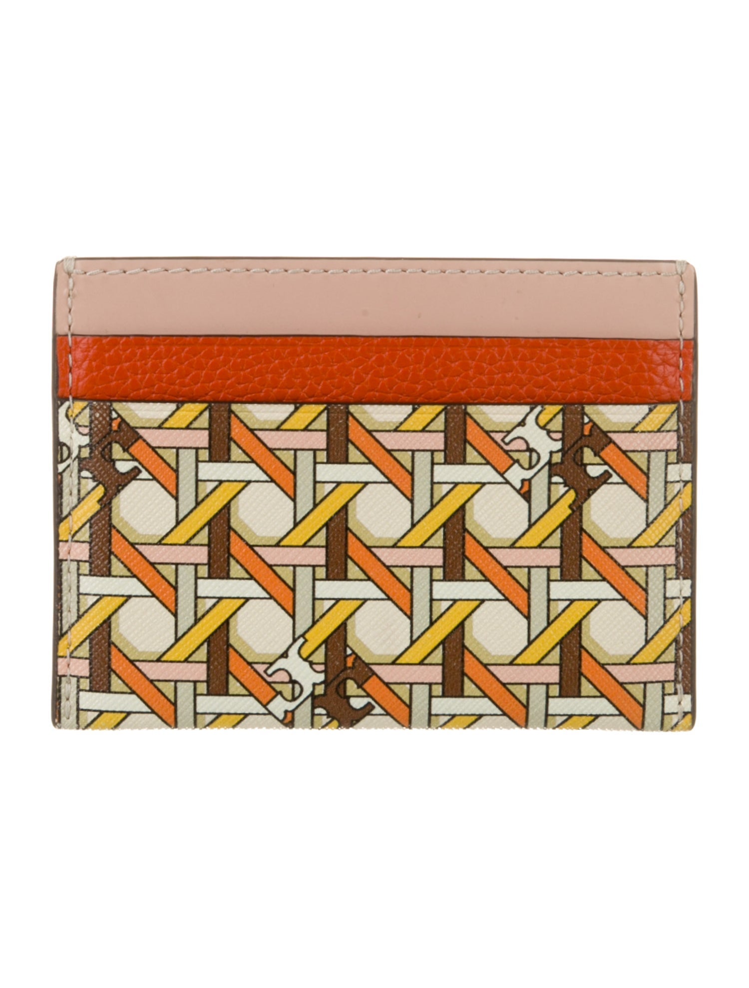 Tory Burch Saffiano Leather Printed Wallet