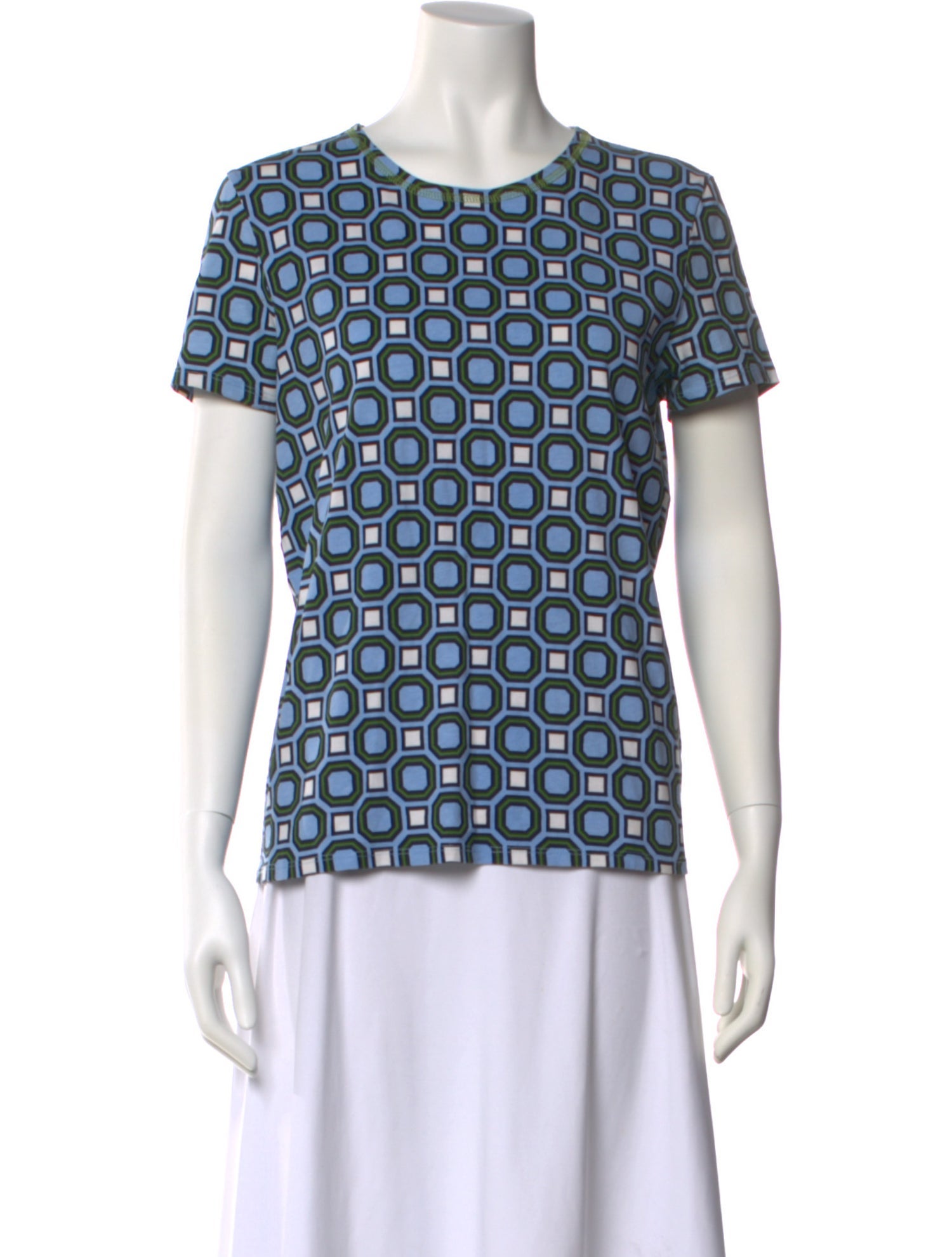 Tory Burch Printed Crew Neck T-Shirt