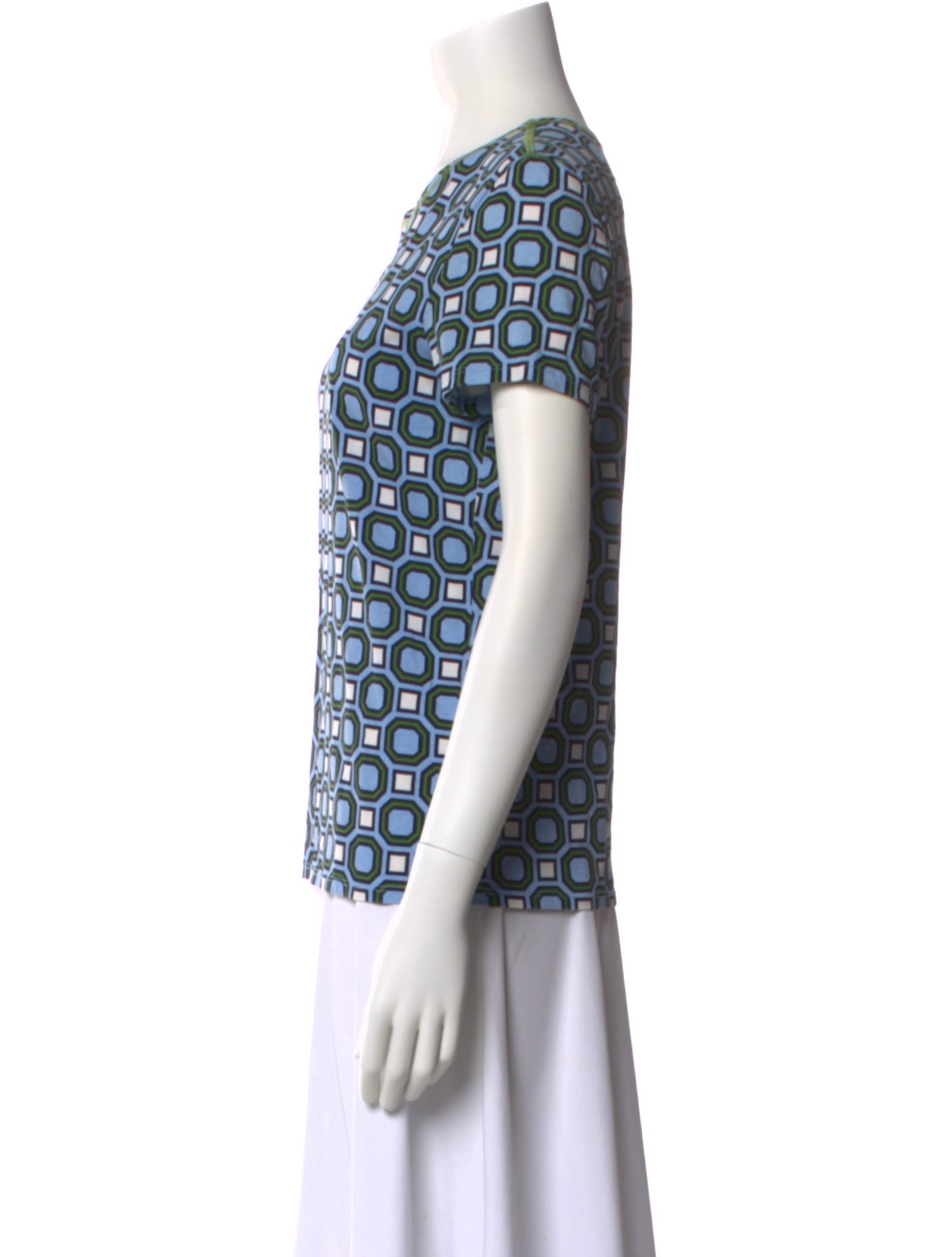 Tory Burch Printed Crew Neck T-Shirt