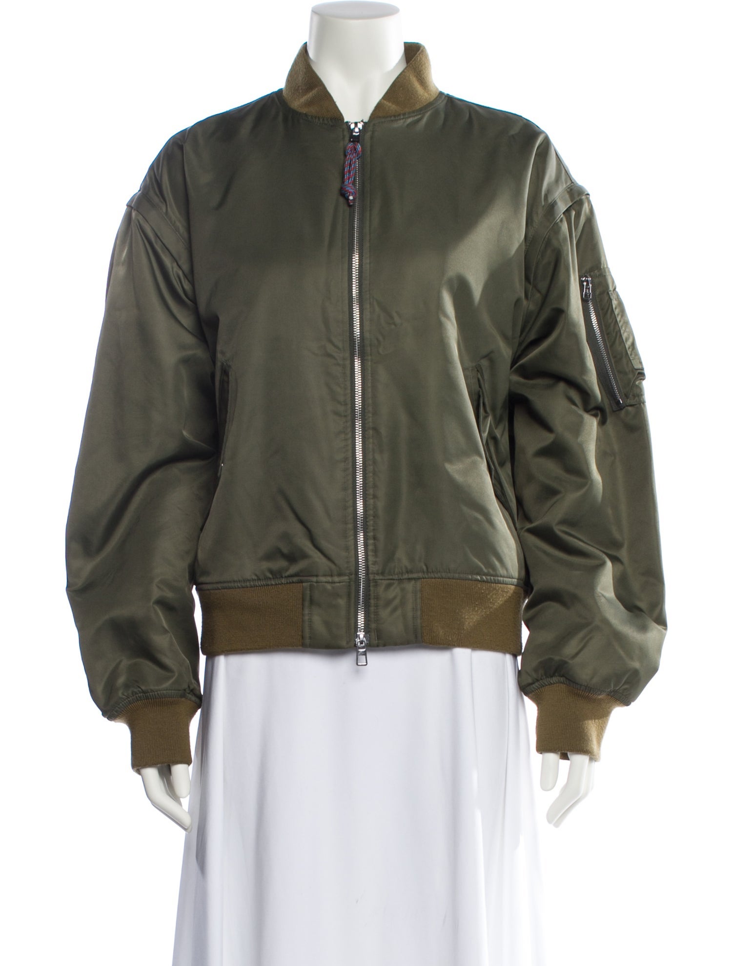 Tory Burch Nylon Bomber Jacket