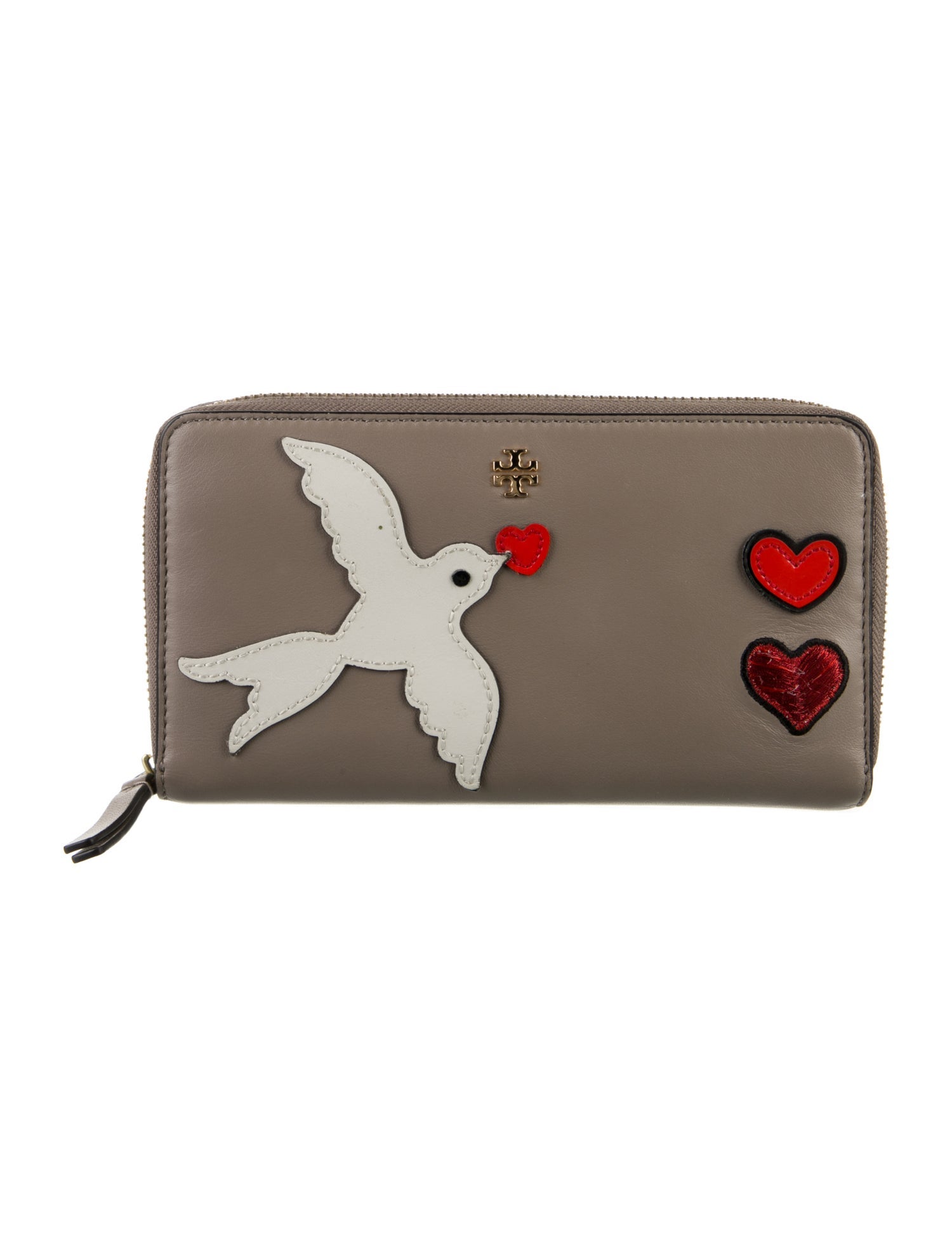 Tory Burch Leather Patterned Continental Wallet