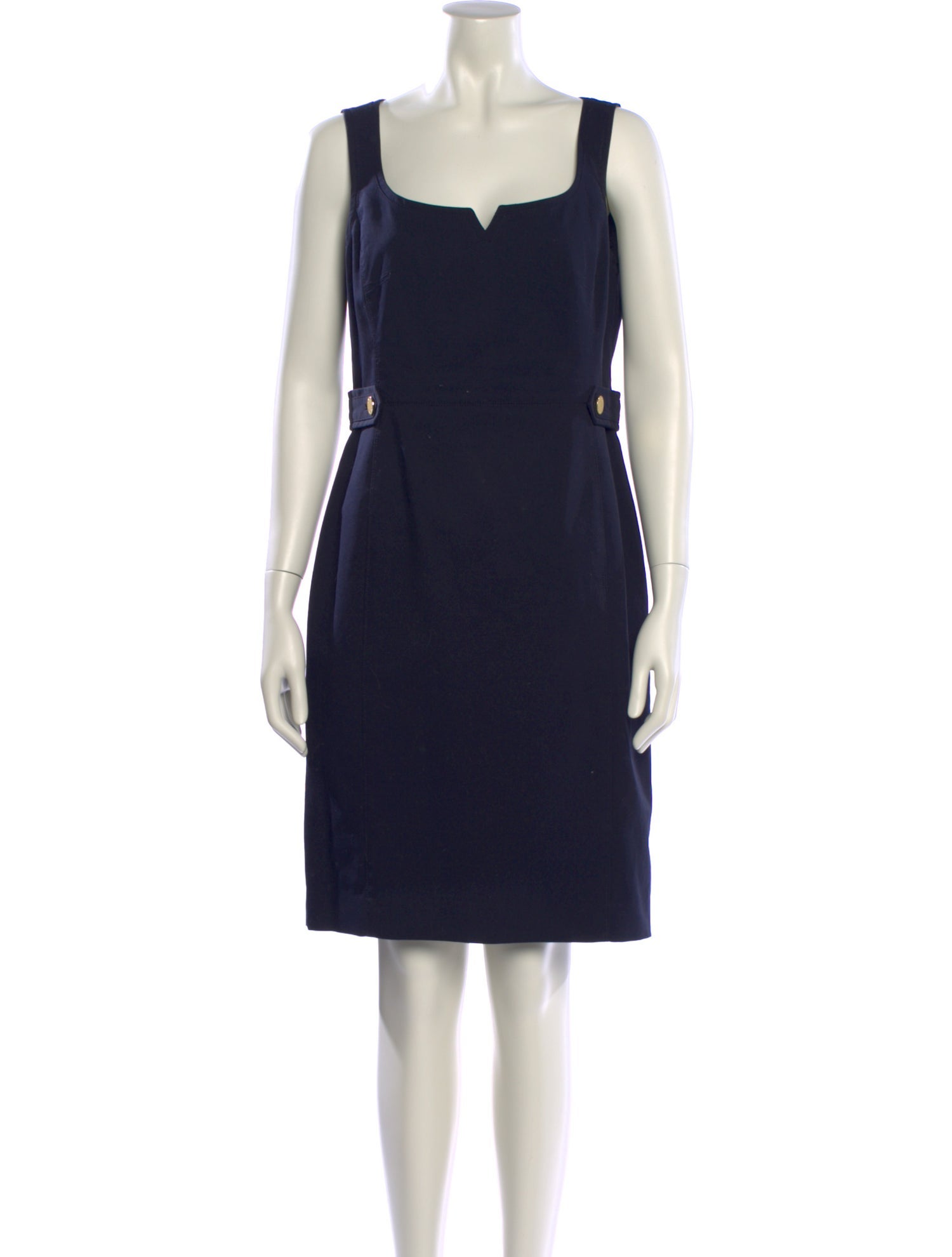 Tory Burch Square Neckline Knee-Length Dress