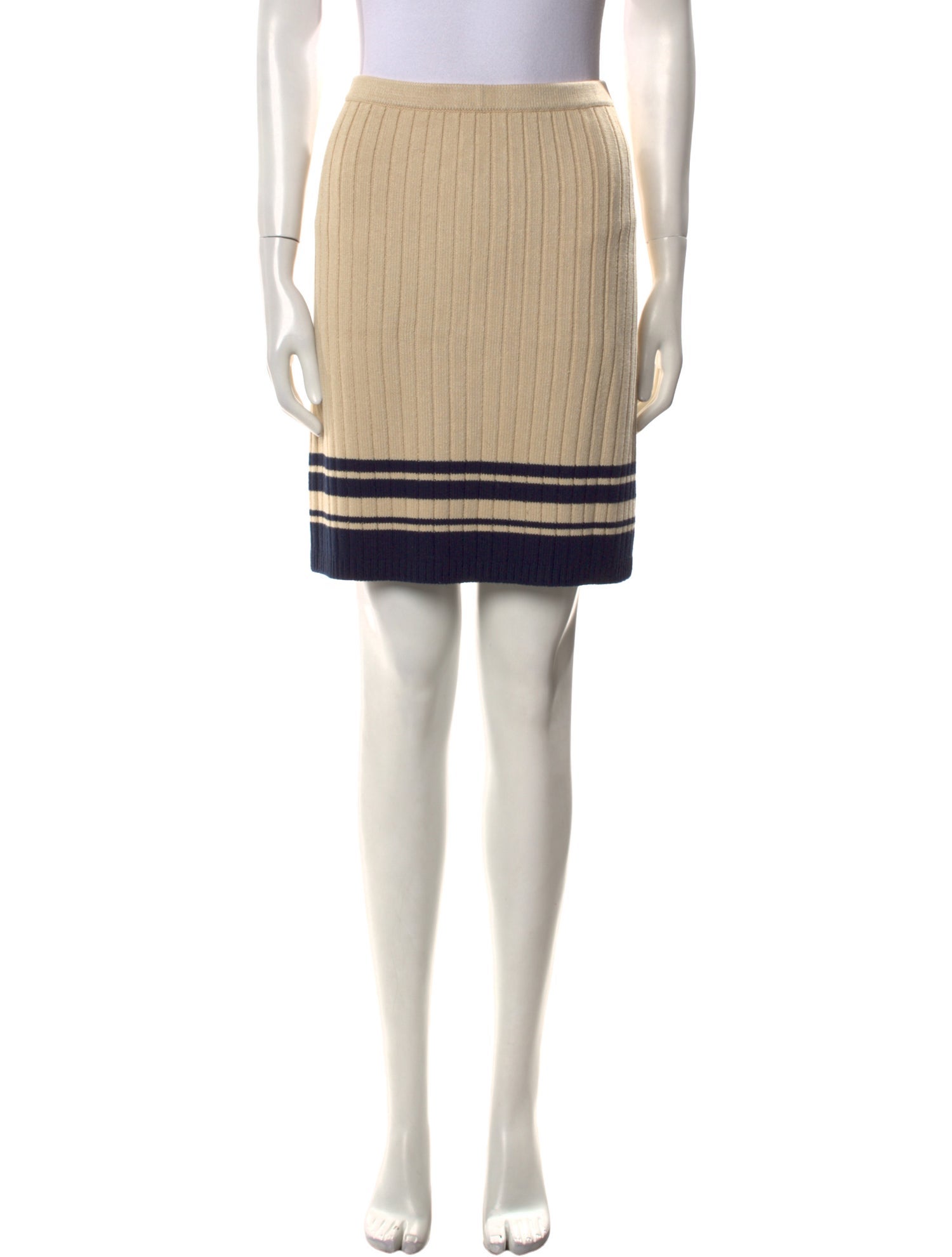 Tory Burch Striped Mini Skirt