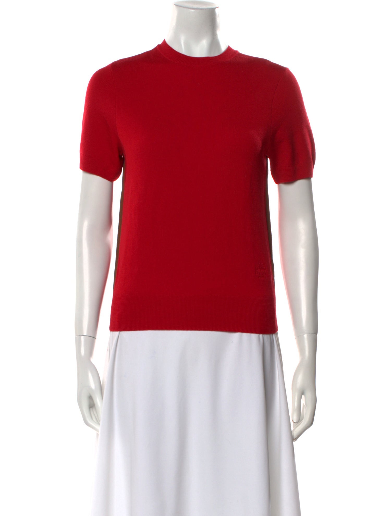 Tory Burch Crew Neck Short Sleeve T-Shirt
