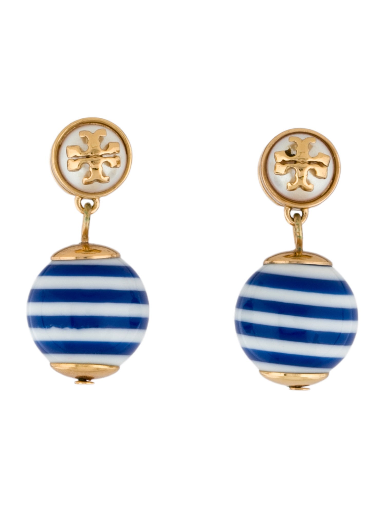 Tory Burch Faux Pearl & Resin 'Saher' Drop Earrings