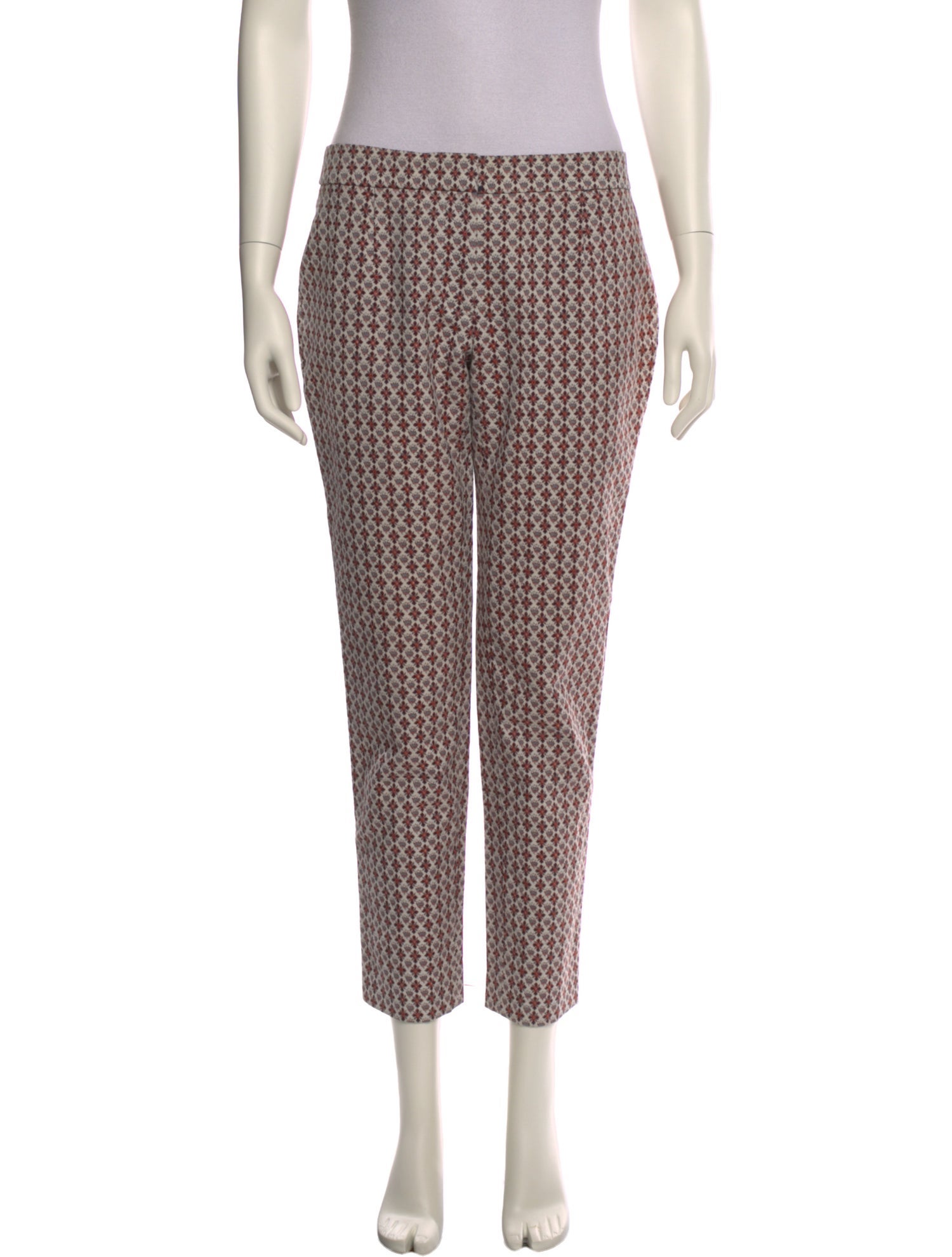 Tory Burch Printed Skinny Leg Pants
