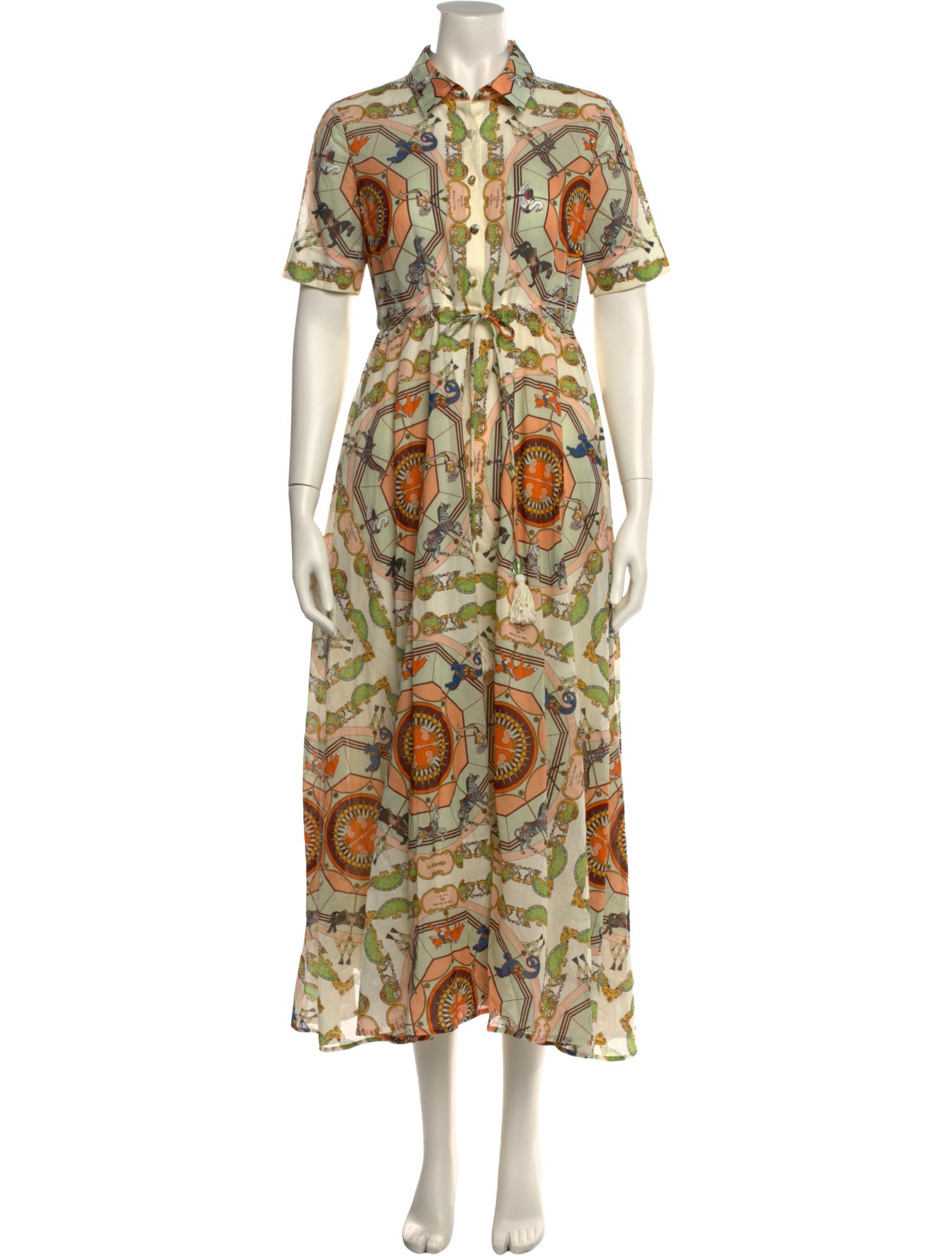 Tory Burch Paisley Print Long Dress