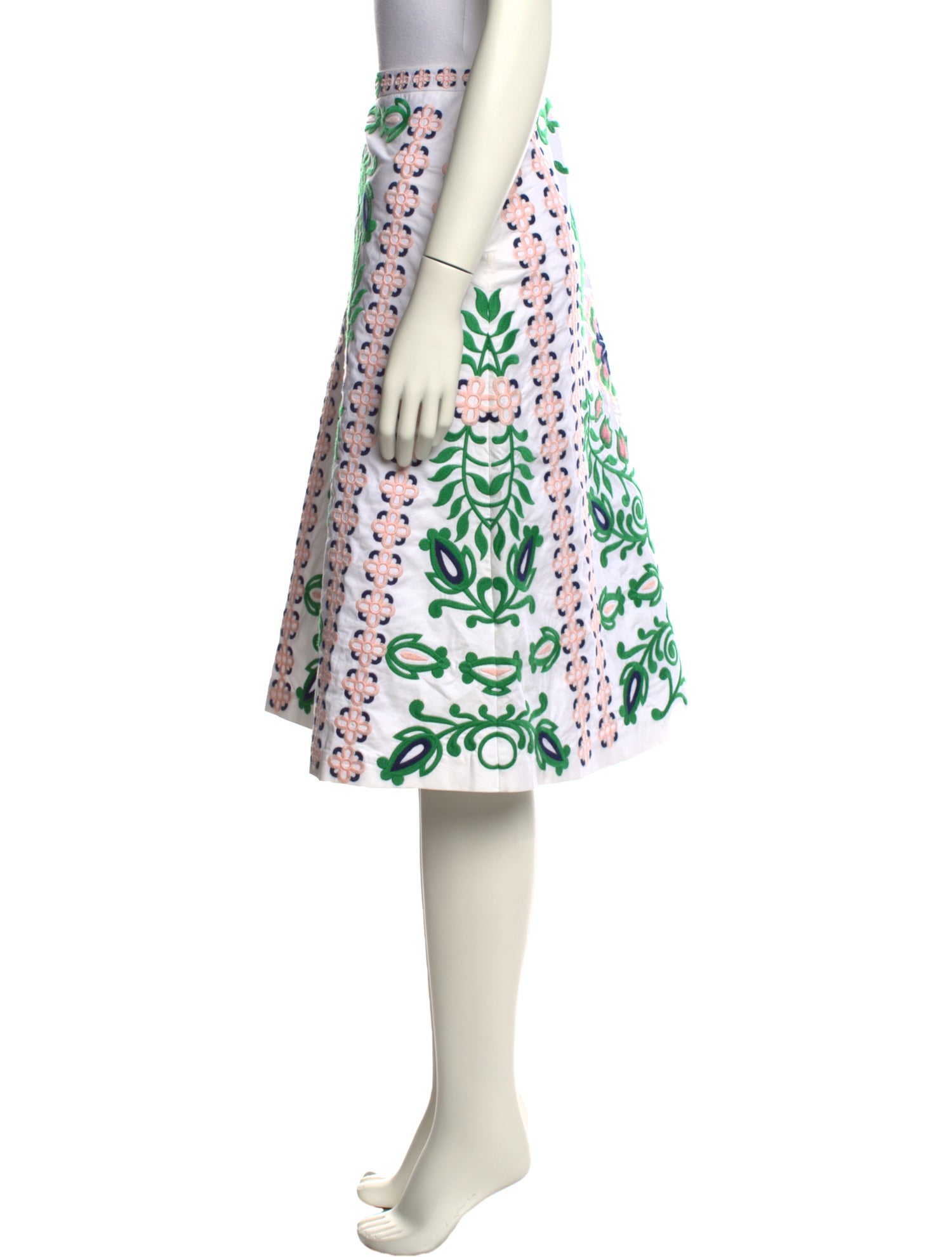 Tory Burch Patterned Knee-Length Skirt