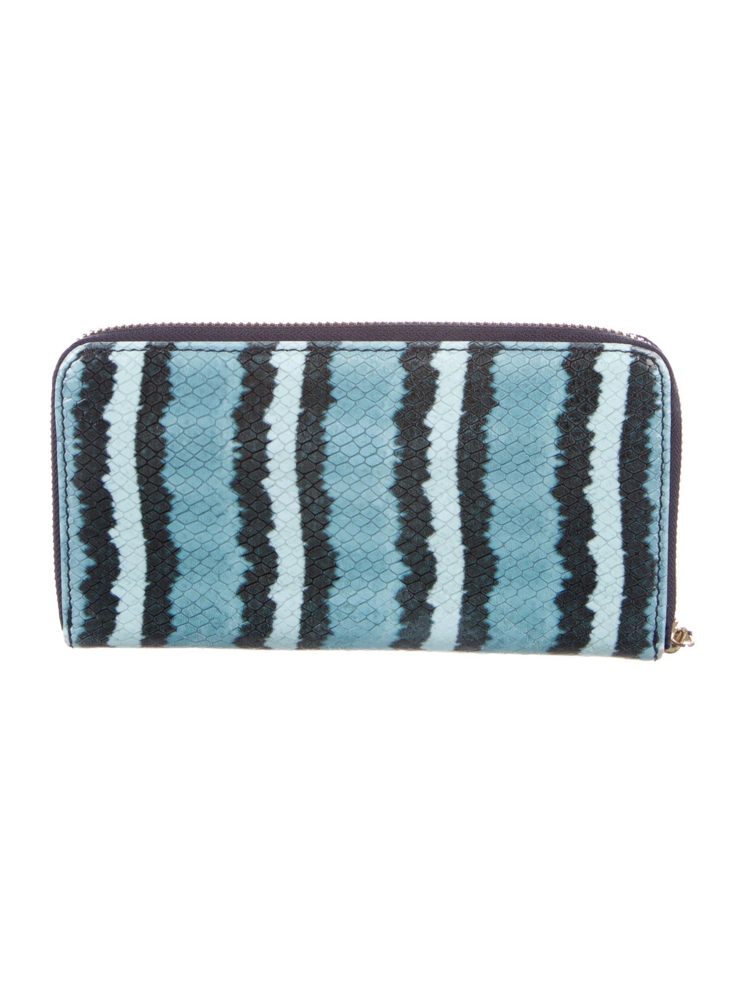 Tory Burch Embossed Leather Animal Print Continental Wallet