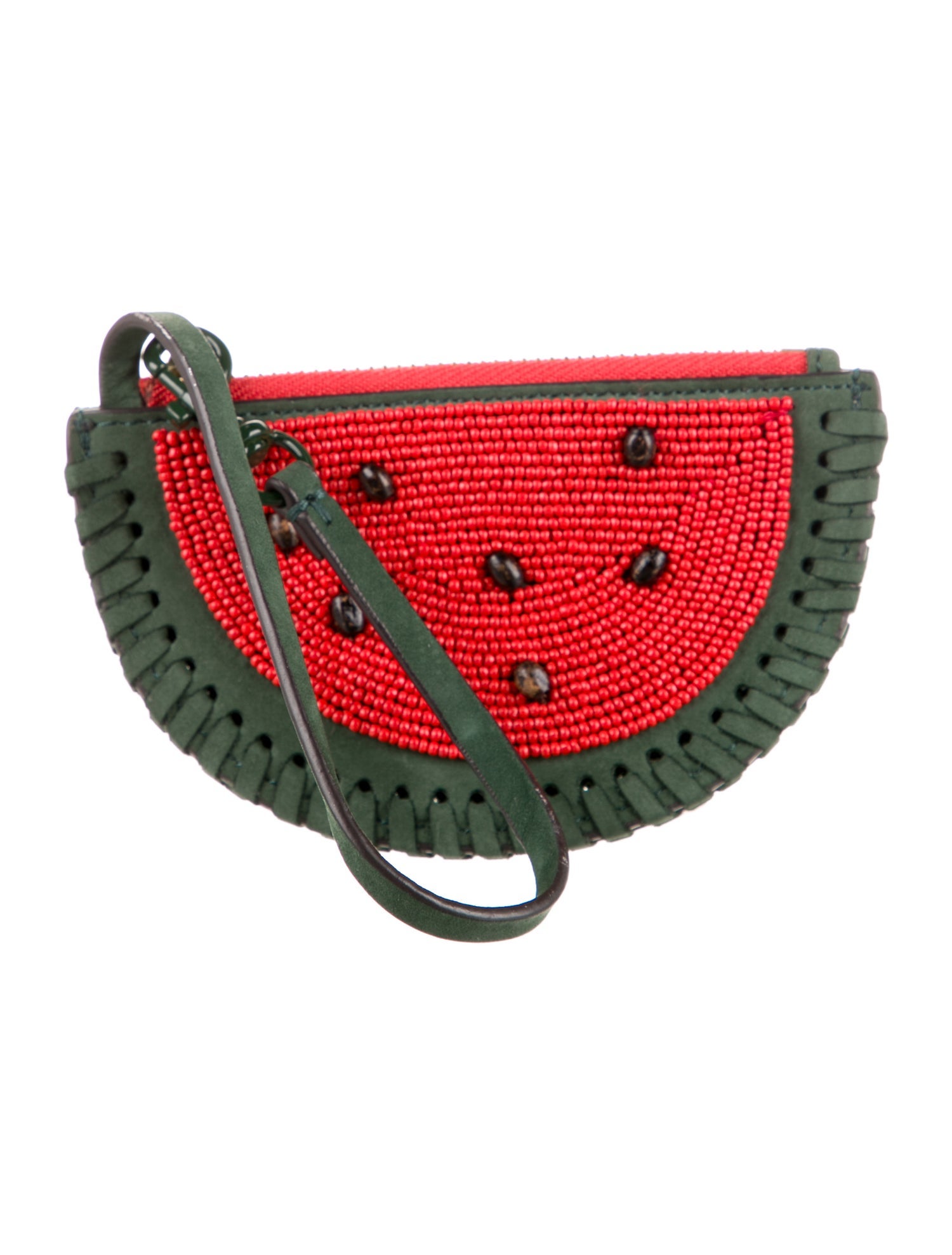 Tory Burch Leather Colorblock Pattern Wallet