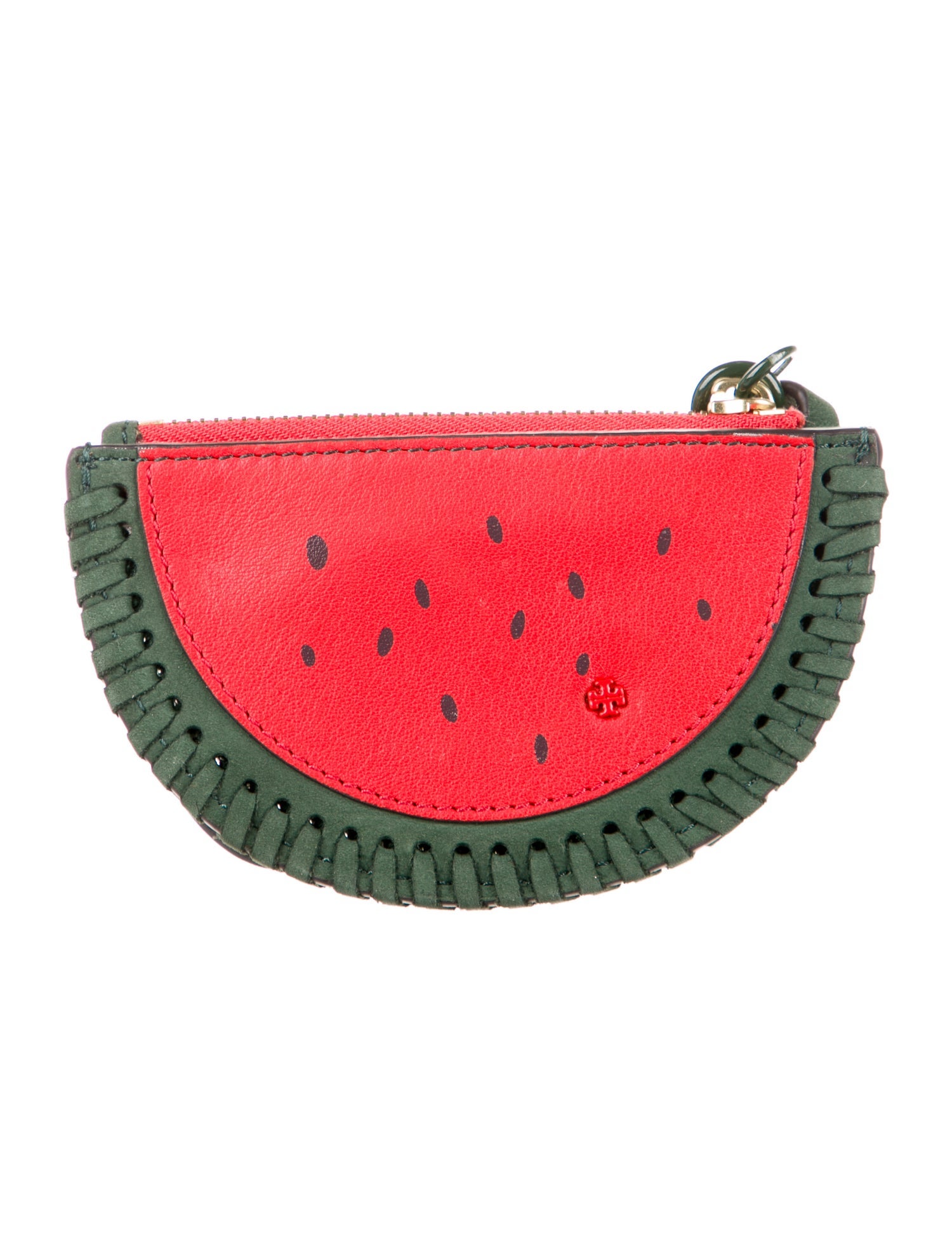 Tory Burch Leather Colorblock Pattern Wallet