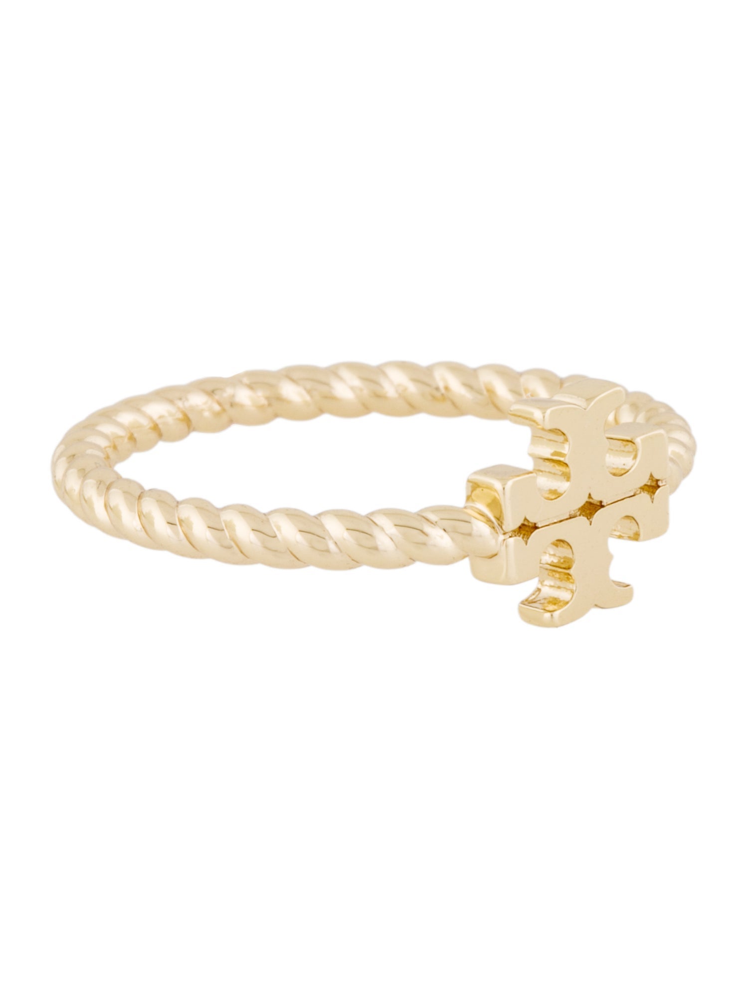 Tory Burch Textured Rope Band Ring w/ Tags