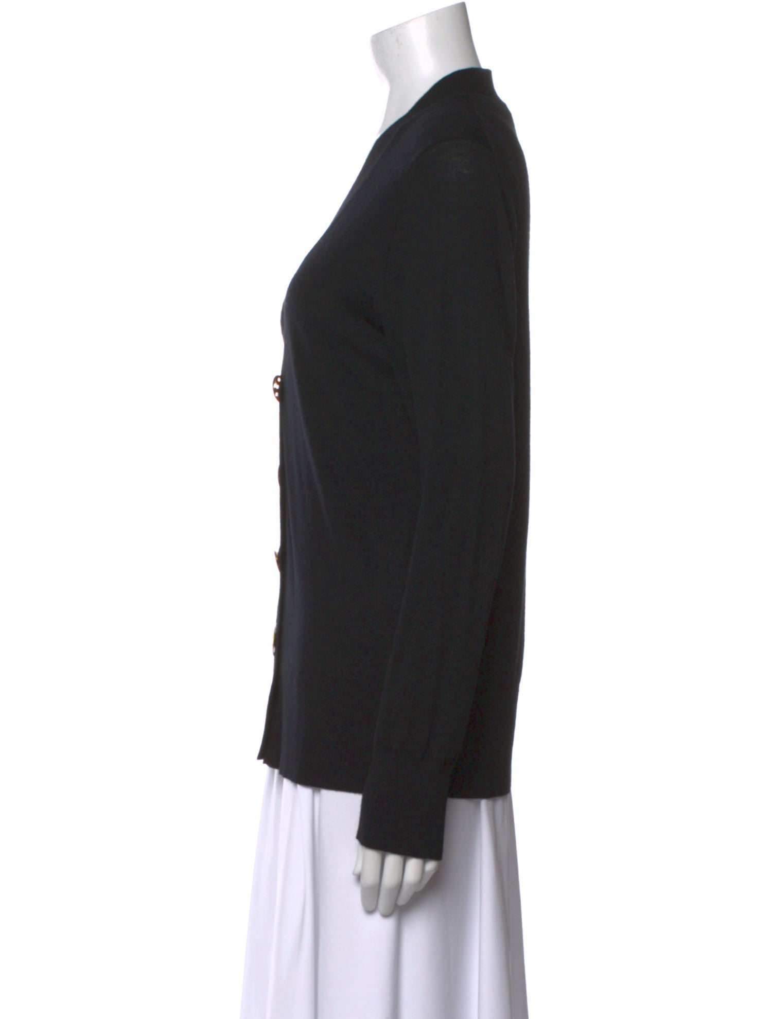 Tory Burch Merino Wool V-Neck Sweater