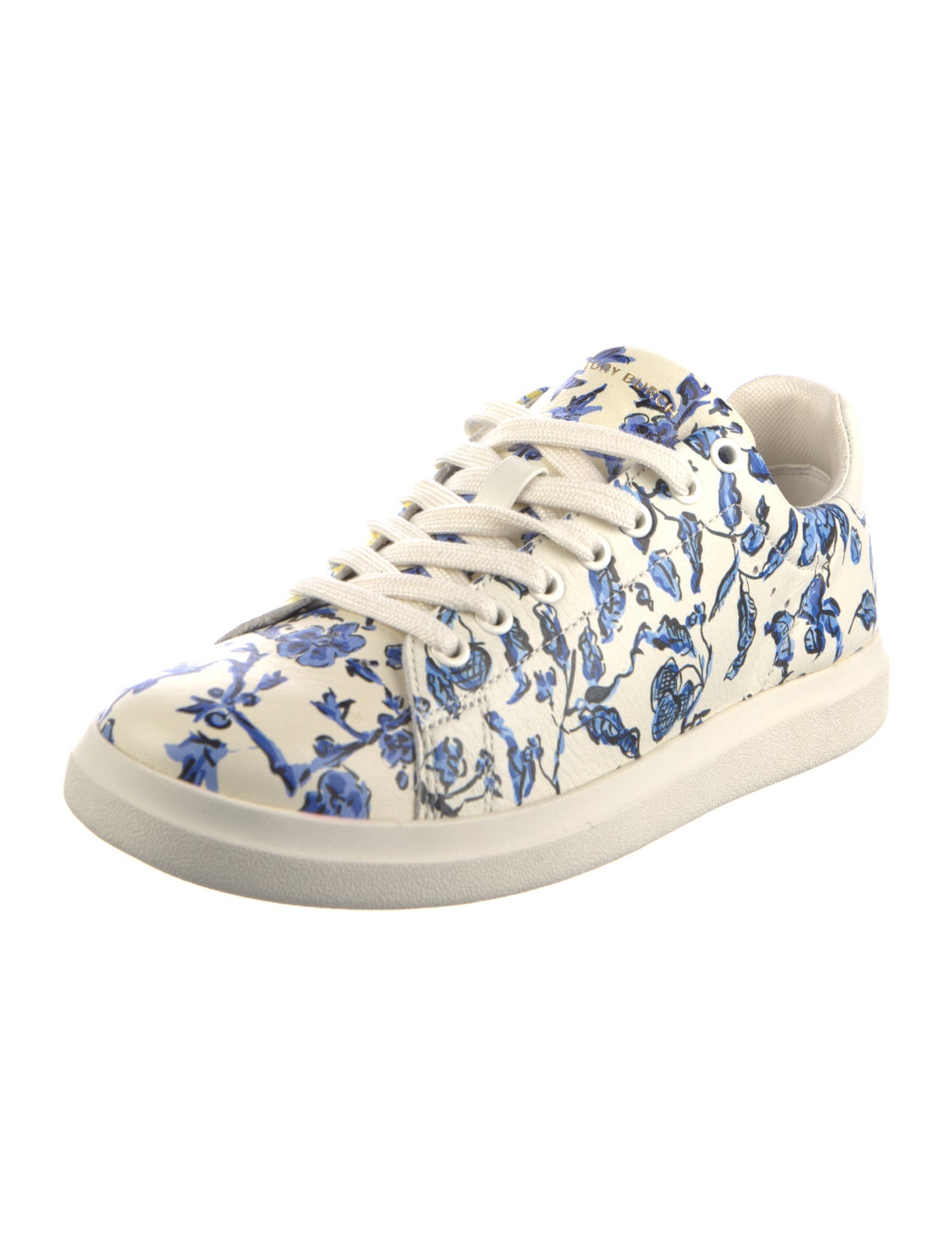Tory Burch Leather Printed Sneakers