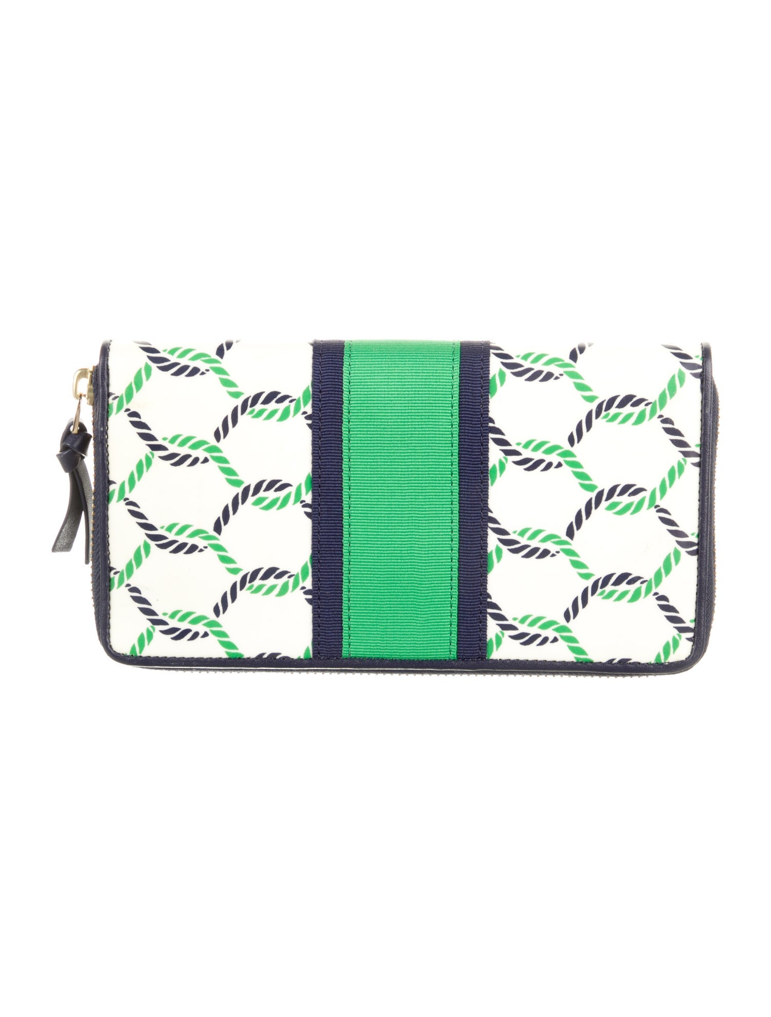 Tory Burch Patent Leather Printed Wallet