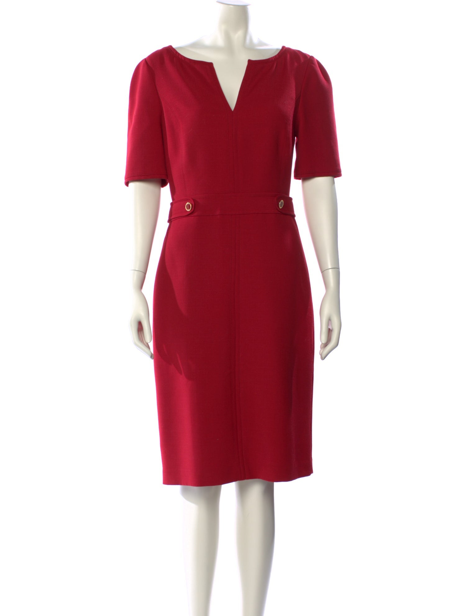 Tory Burch V-Neck Knee-Length Dress