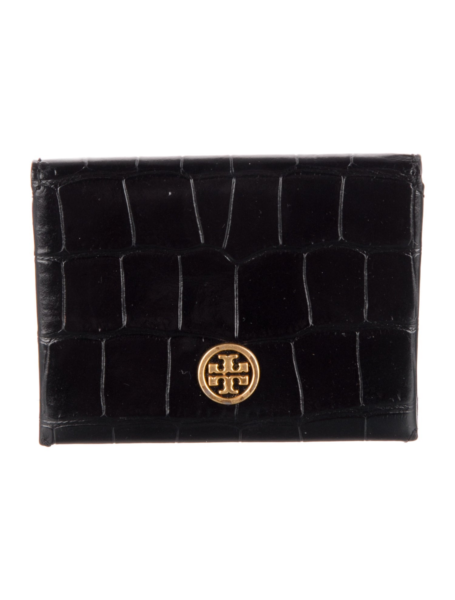 Tory Burch Leather Animal Print Coin Pouch