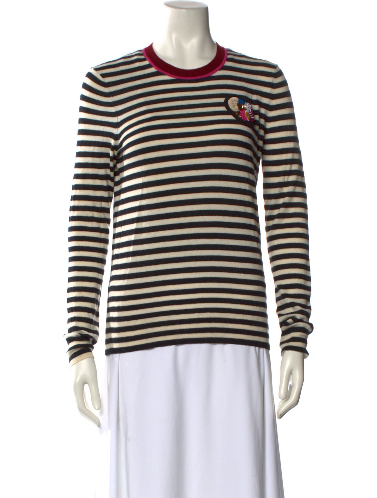 Tory Burch Cashmere Striped Sweater
