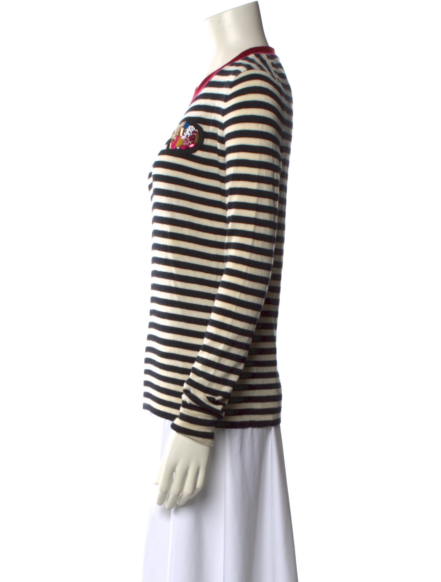 Tory Burch Cashmere Striped Sweater