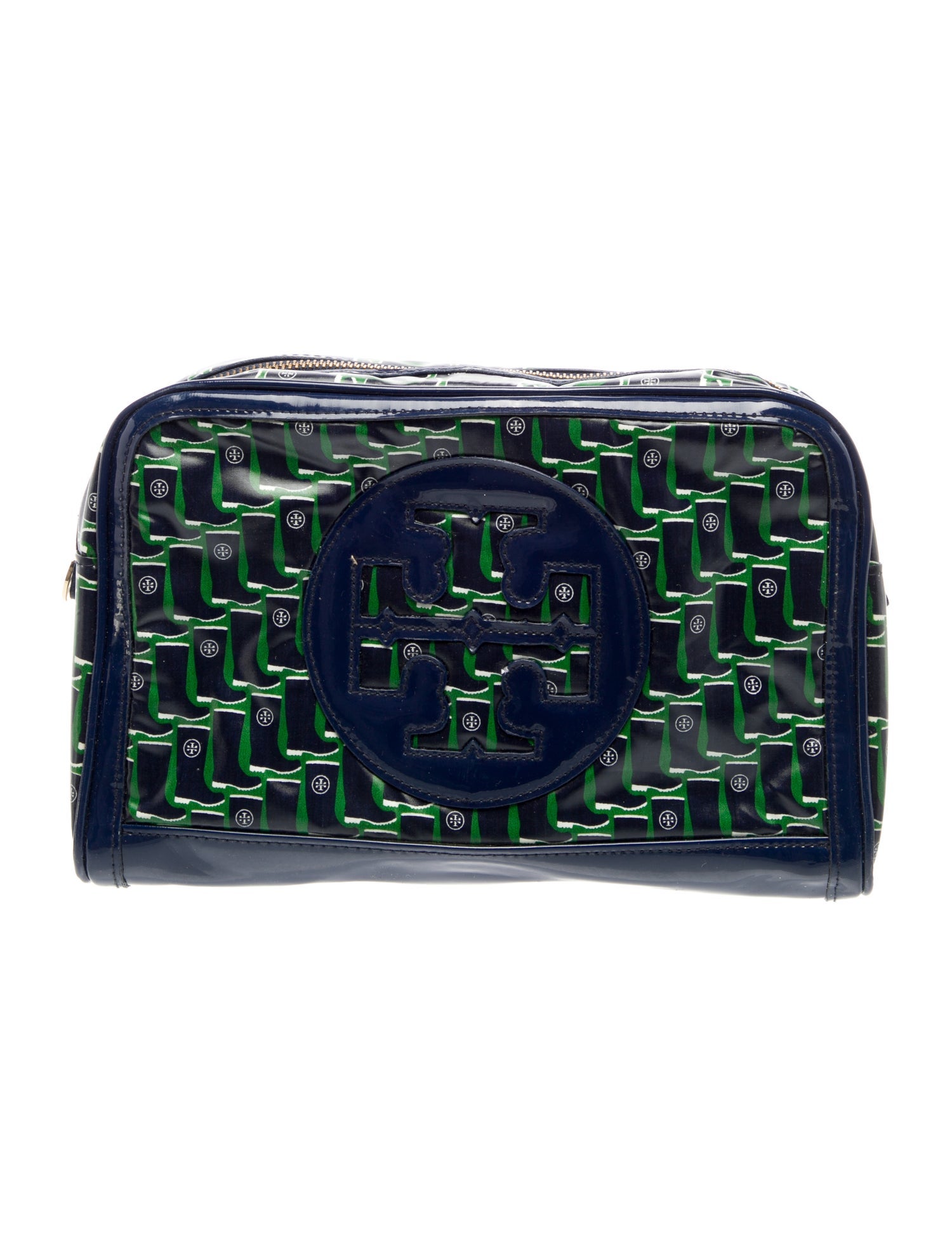 Tory Burch large cosmetics bag