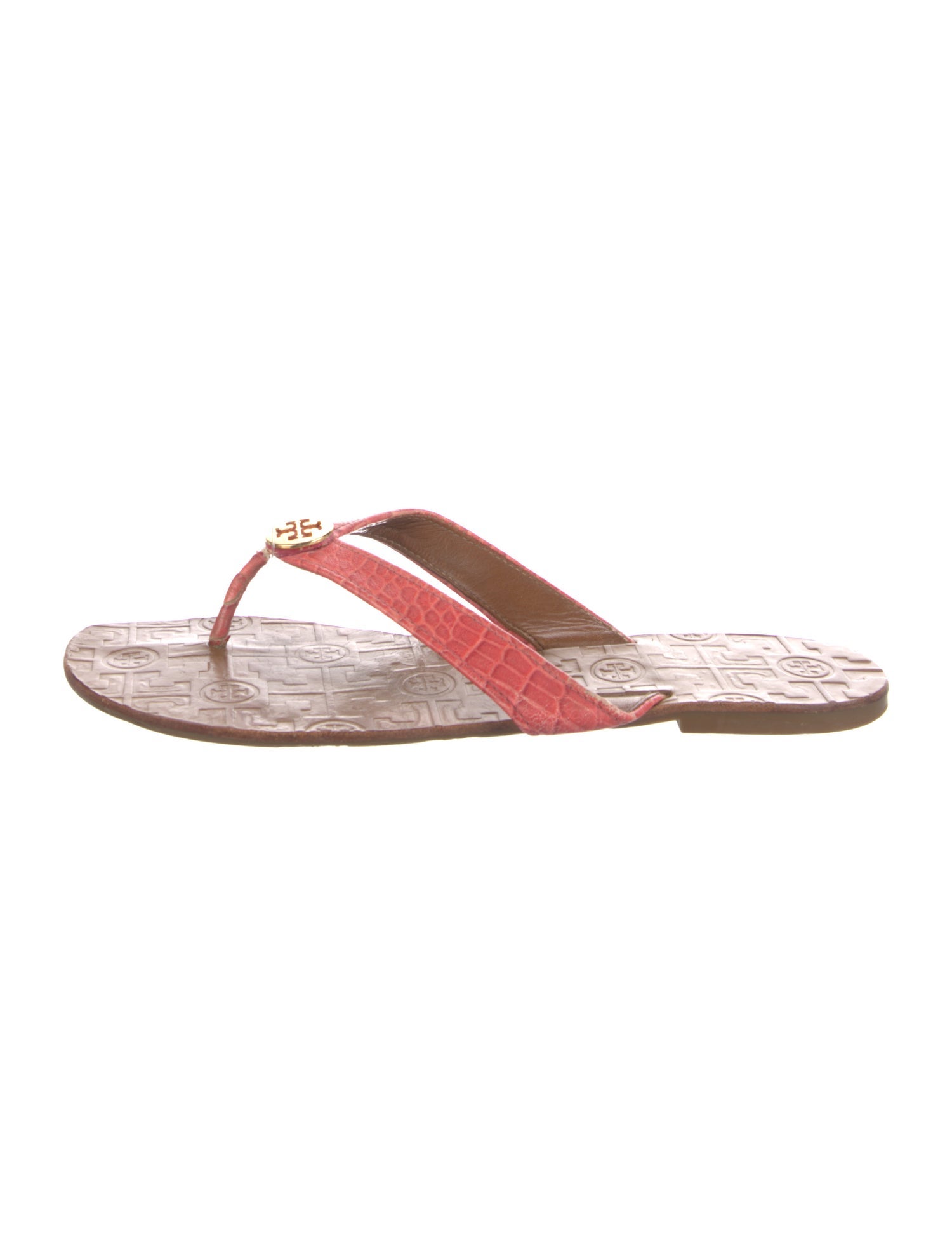 Tory Burch Leather Flip Flops