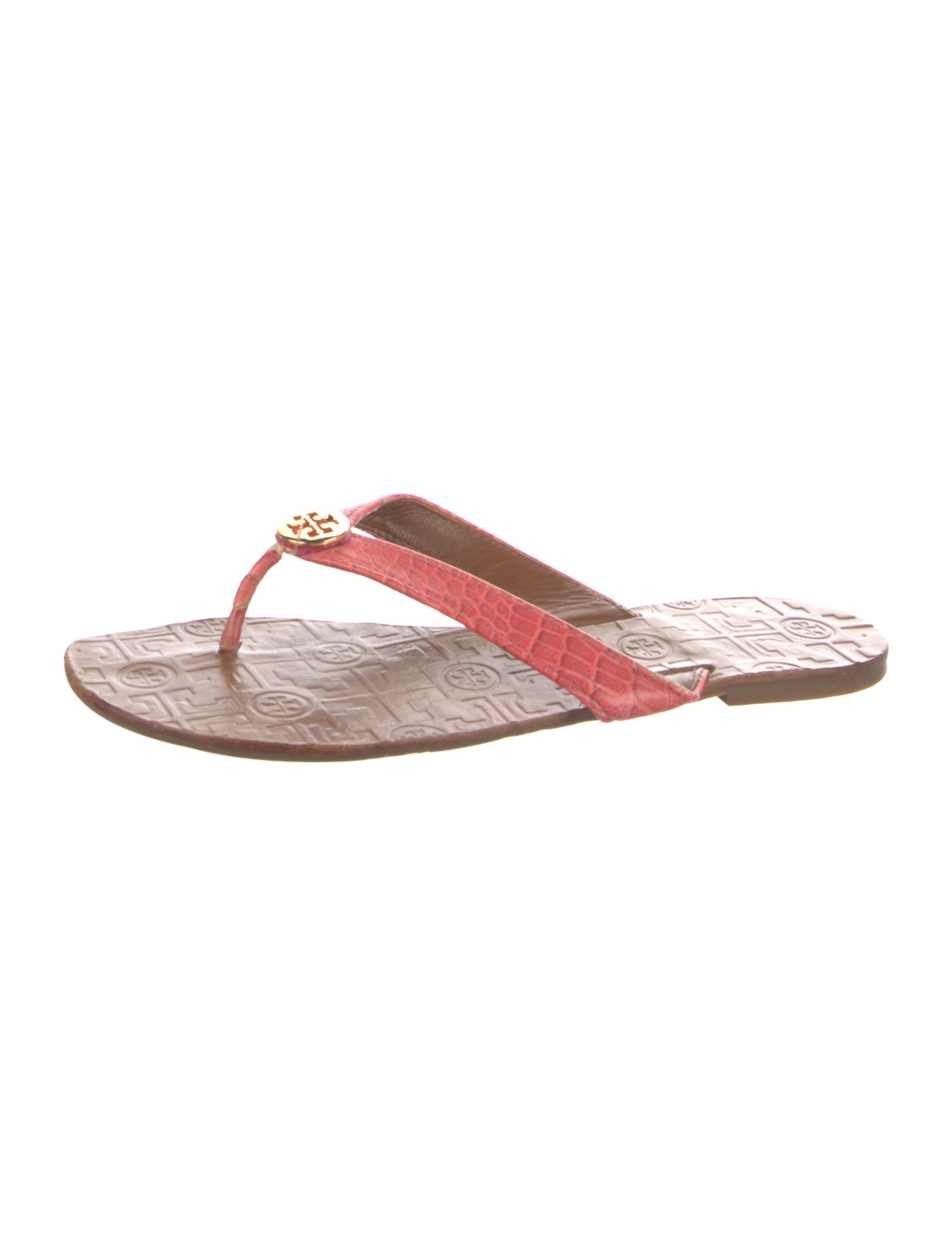 Tory Burch Leather Flip Flops