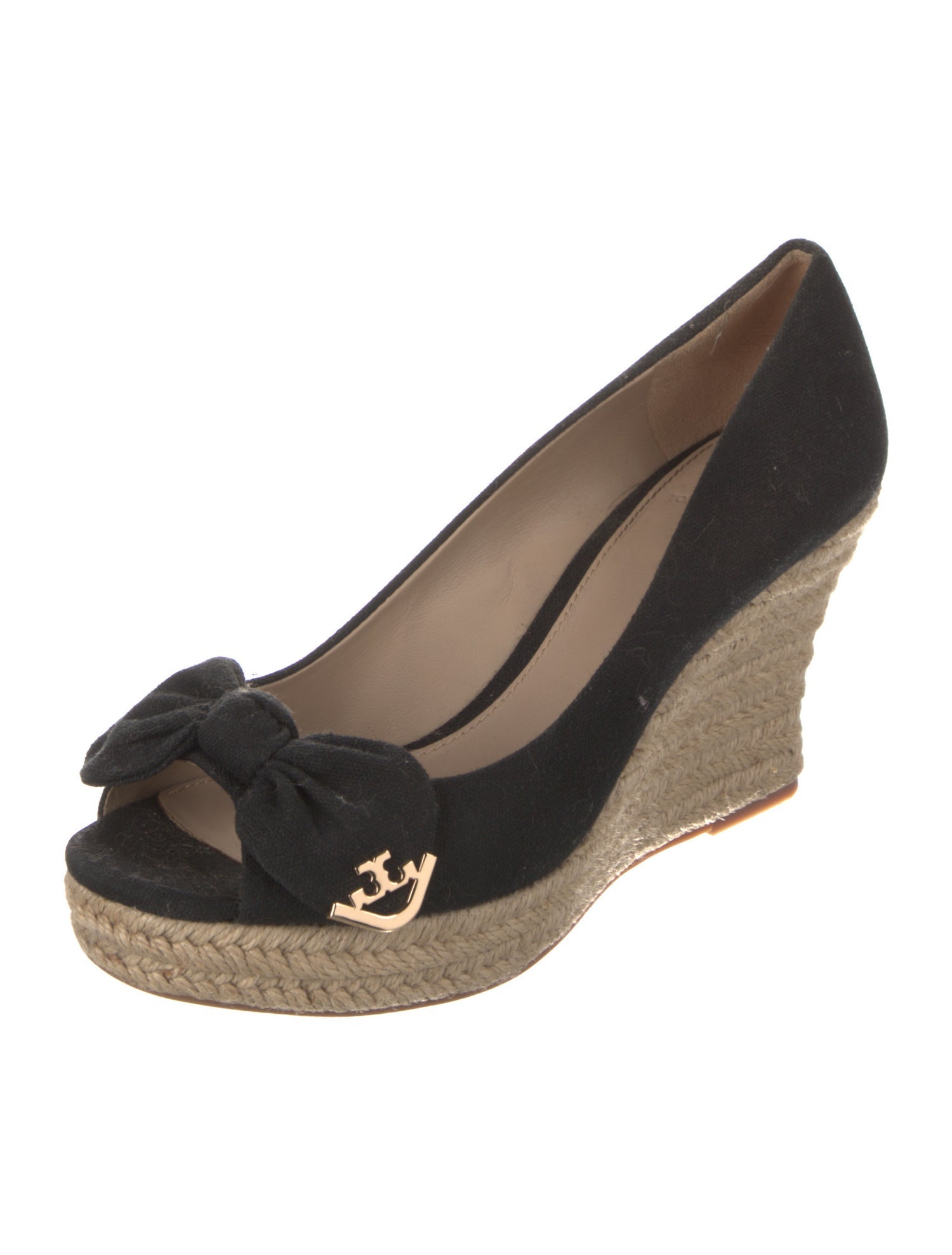 Tory Burch Bow Accents Espadrilles