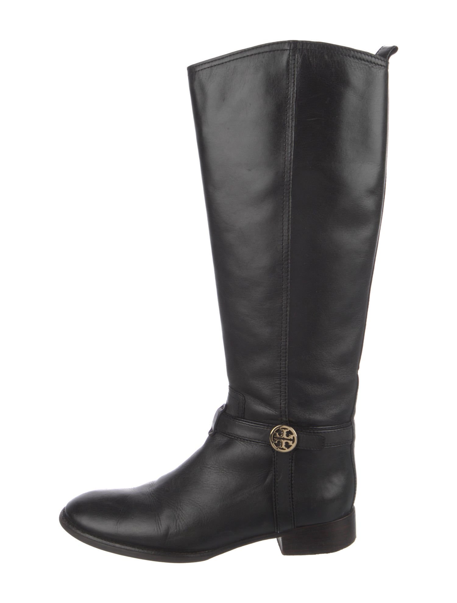 Tory Burch Leather Riding Boots