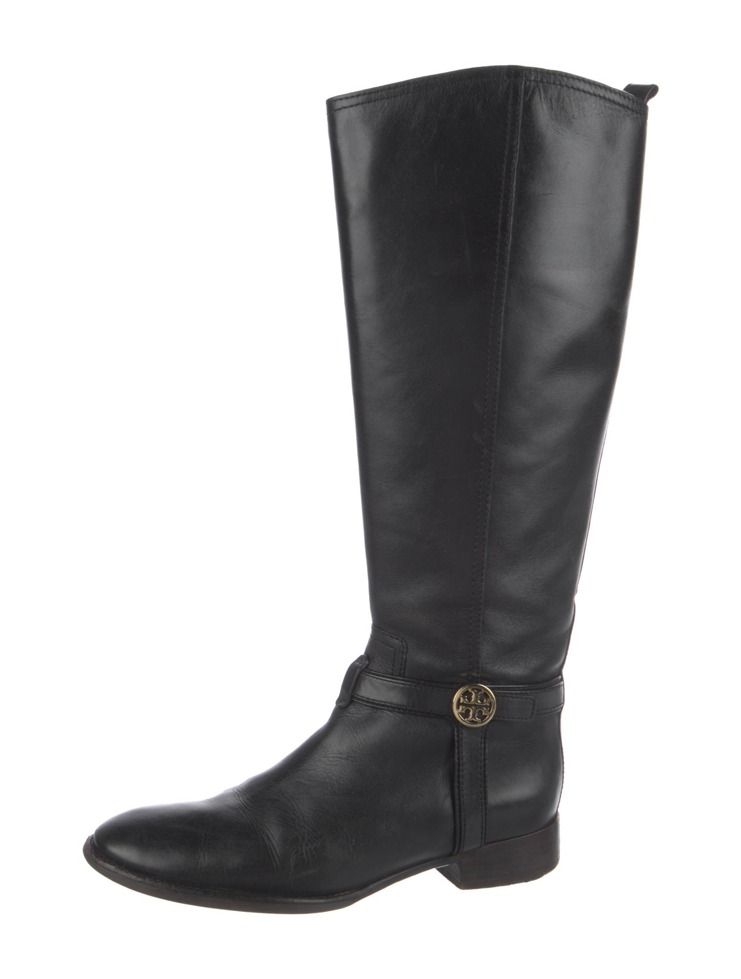 Tory Burch Leather Riding Boots