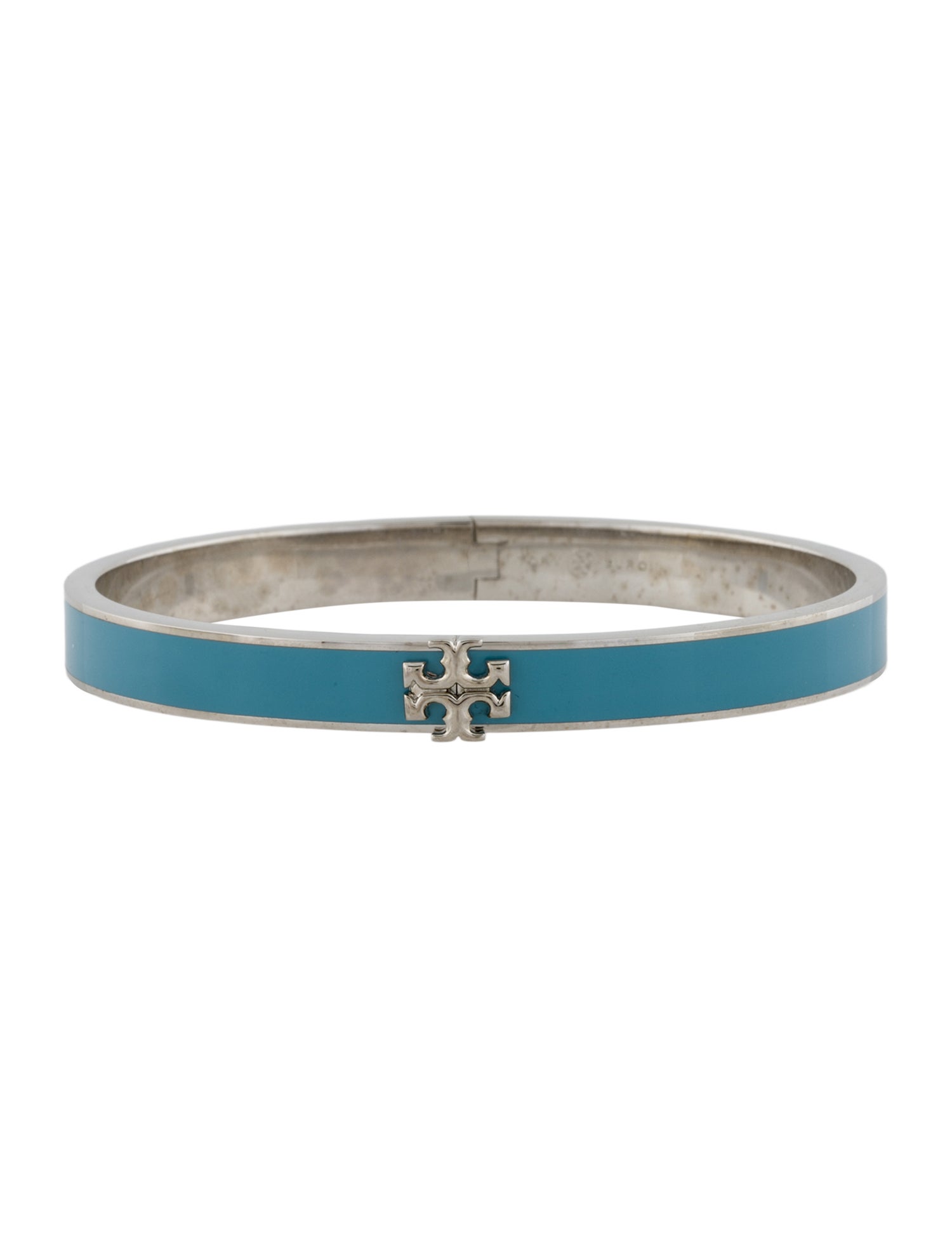 Tory Burch Enamel Icon Bangle Bracelet
