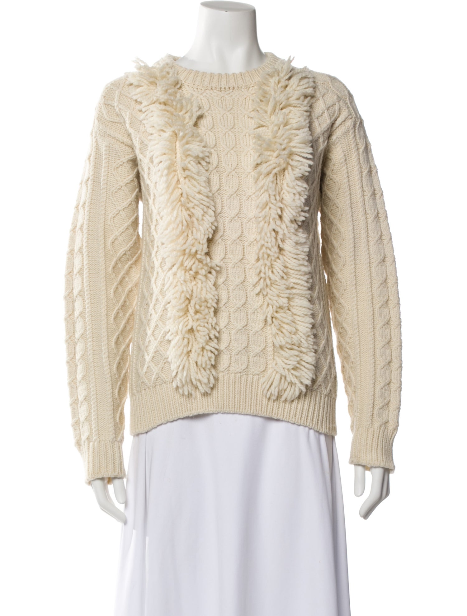 Tory Burch Wool Crew Neck Sweater