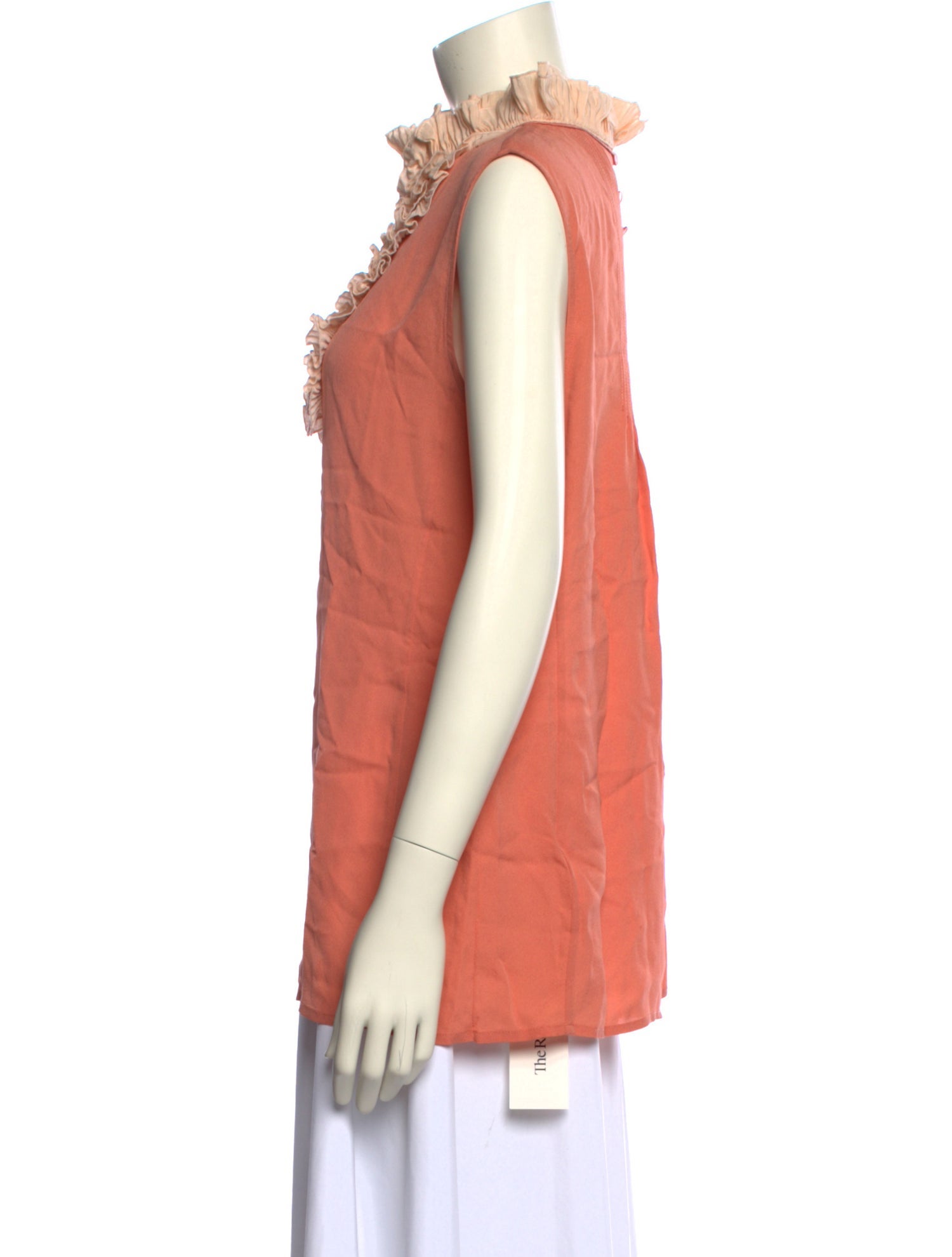 Tory Burch Silk Mock Neck Blouse