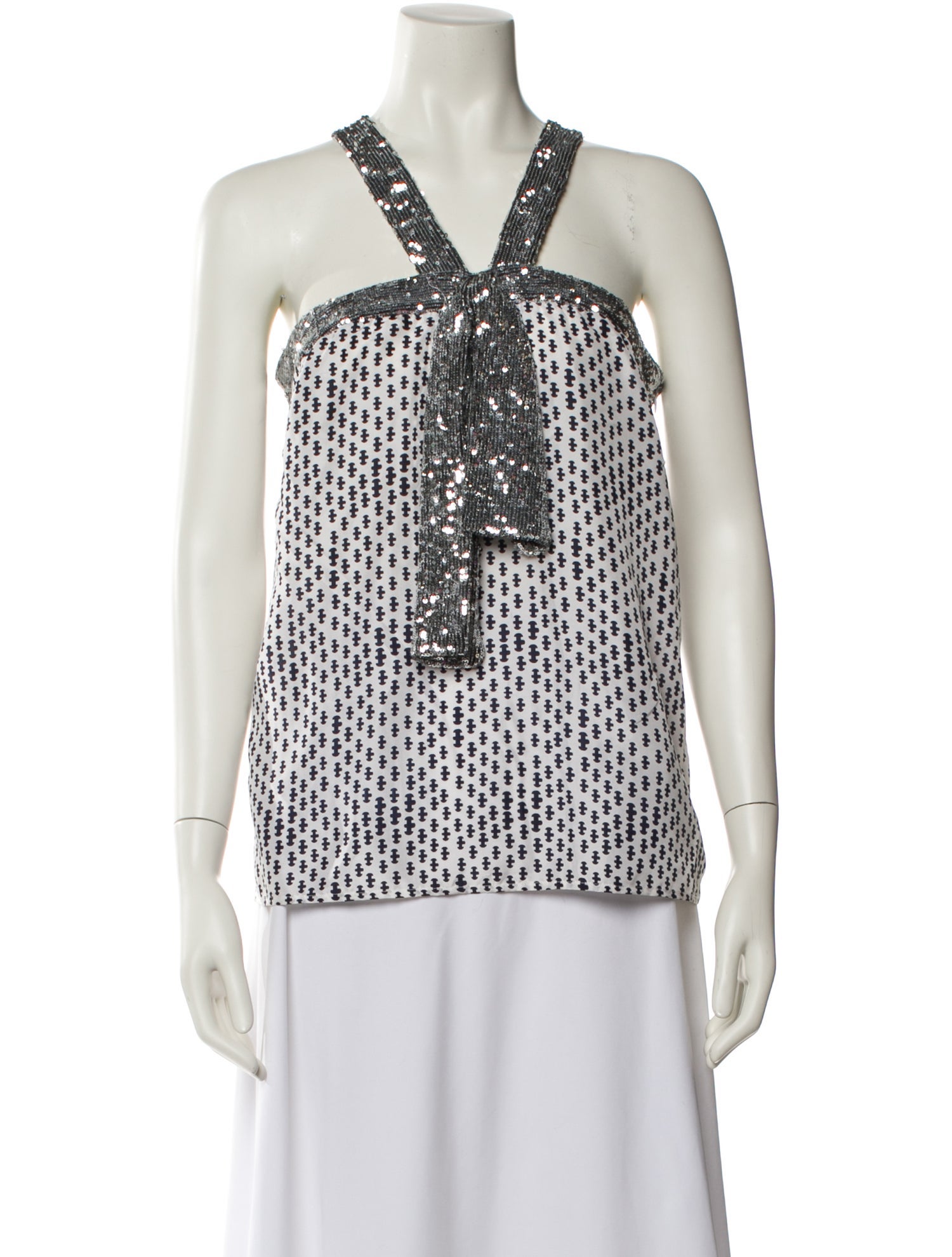 Tory Burch Silk Printed Blouse