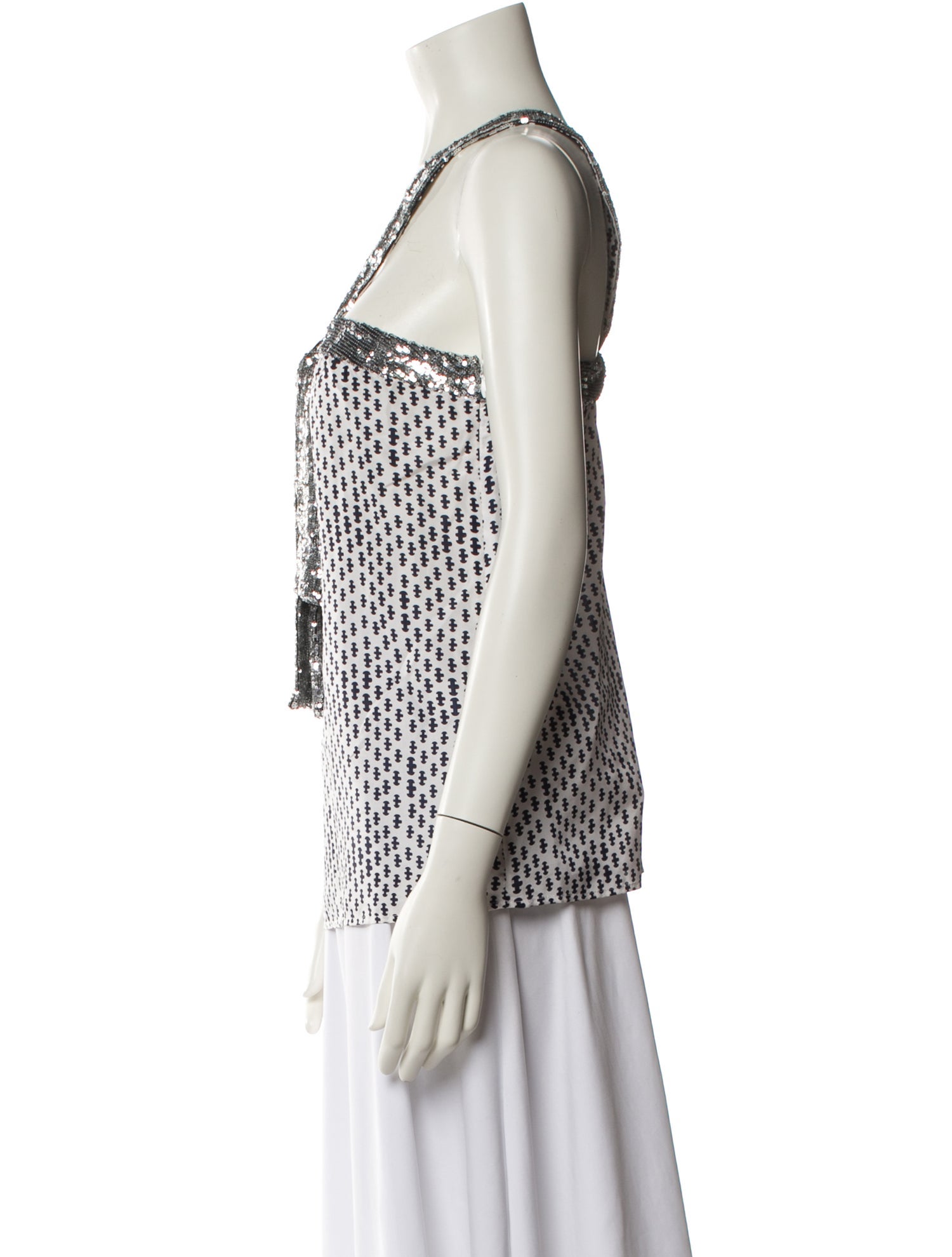 Tory Burch Silk Printed Blouse