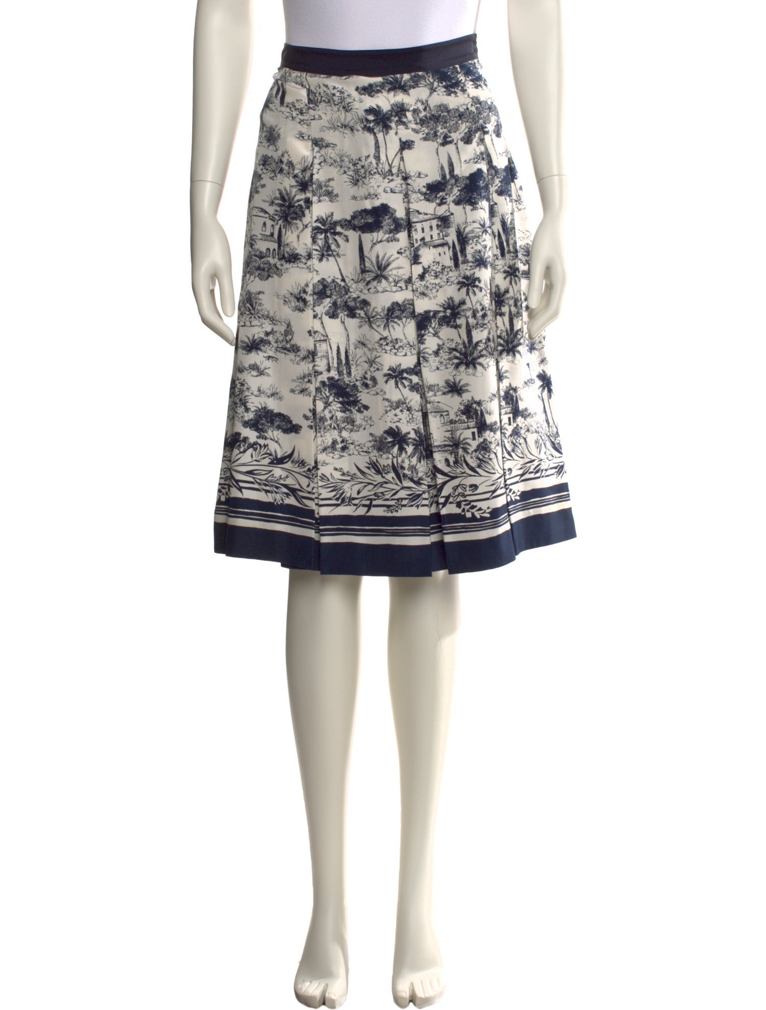Tory Burch Silk Knee-Length Skirt