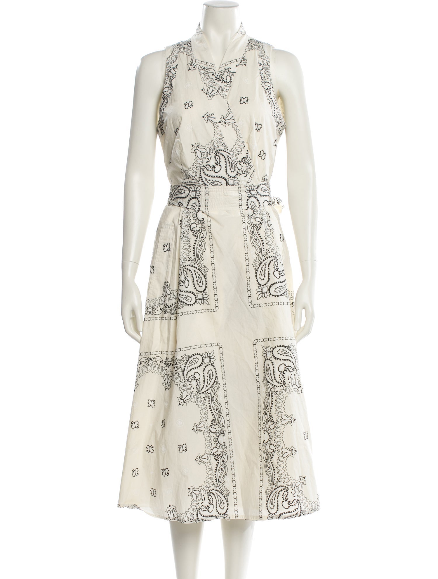 Tory Burch Paisley Print Knee-Length Dress