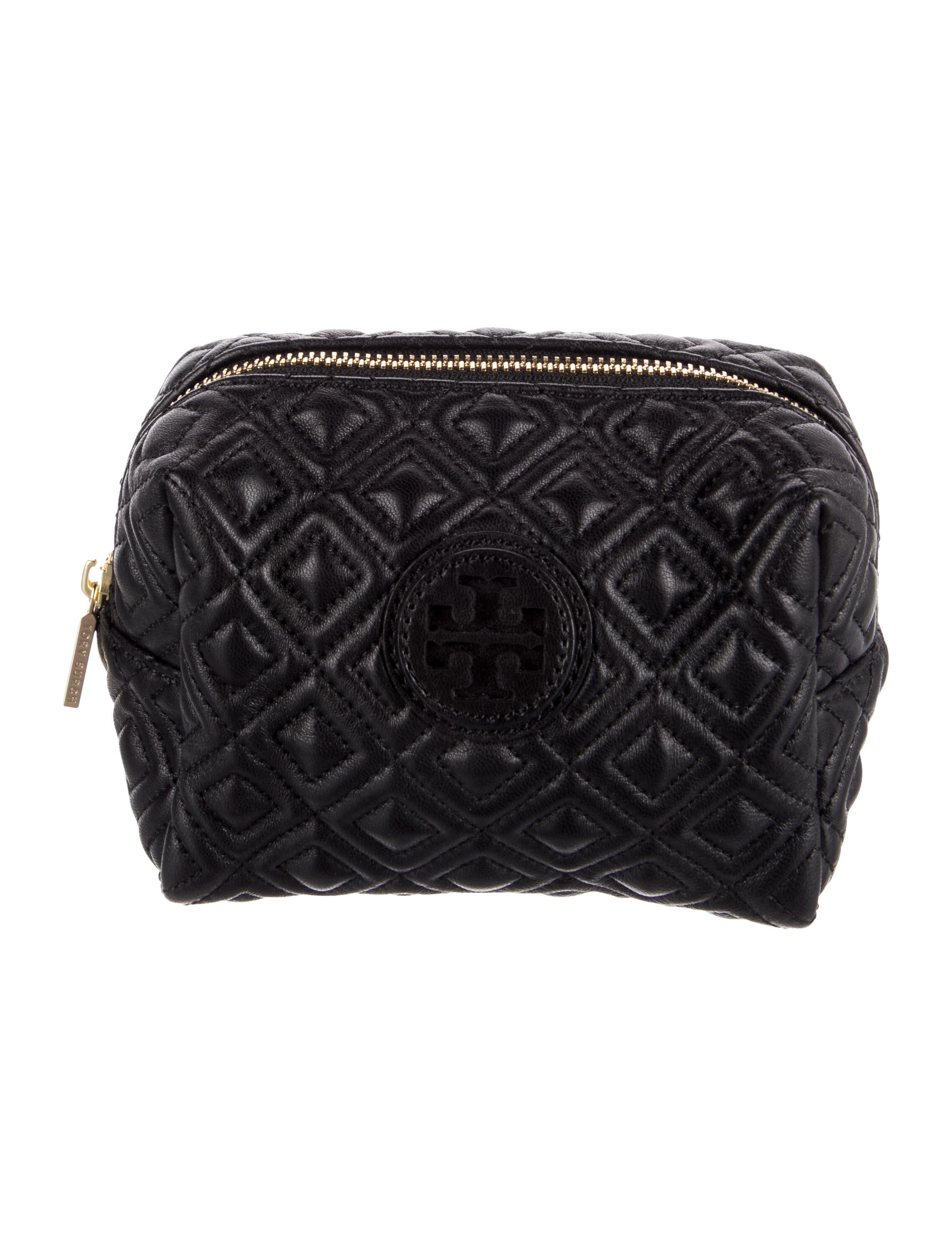 Tory Burch leather cosmetic bag