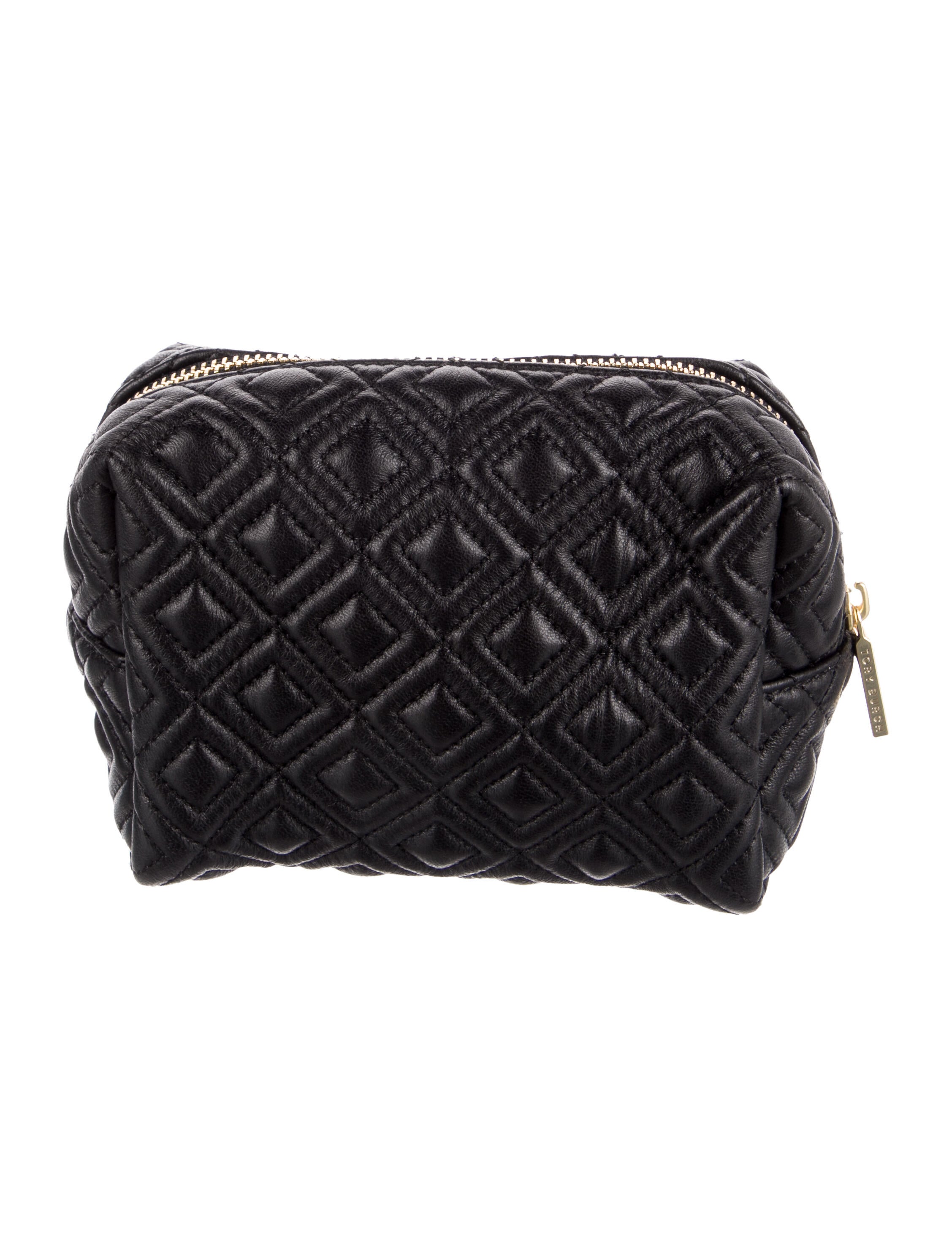 Tory Burch leather cosmetic bag