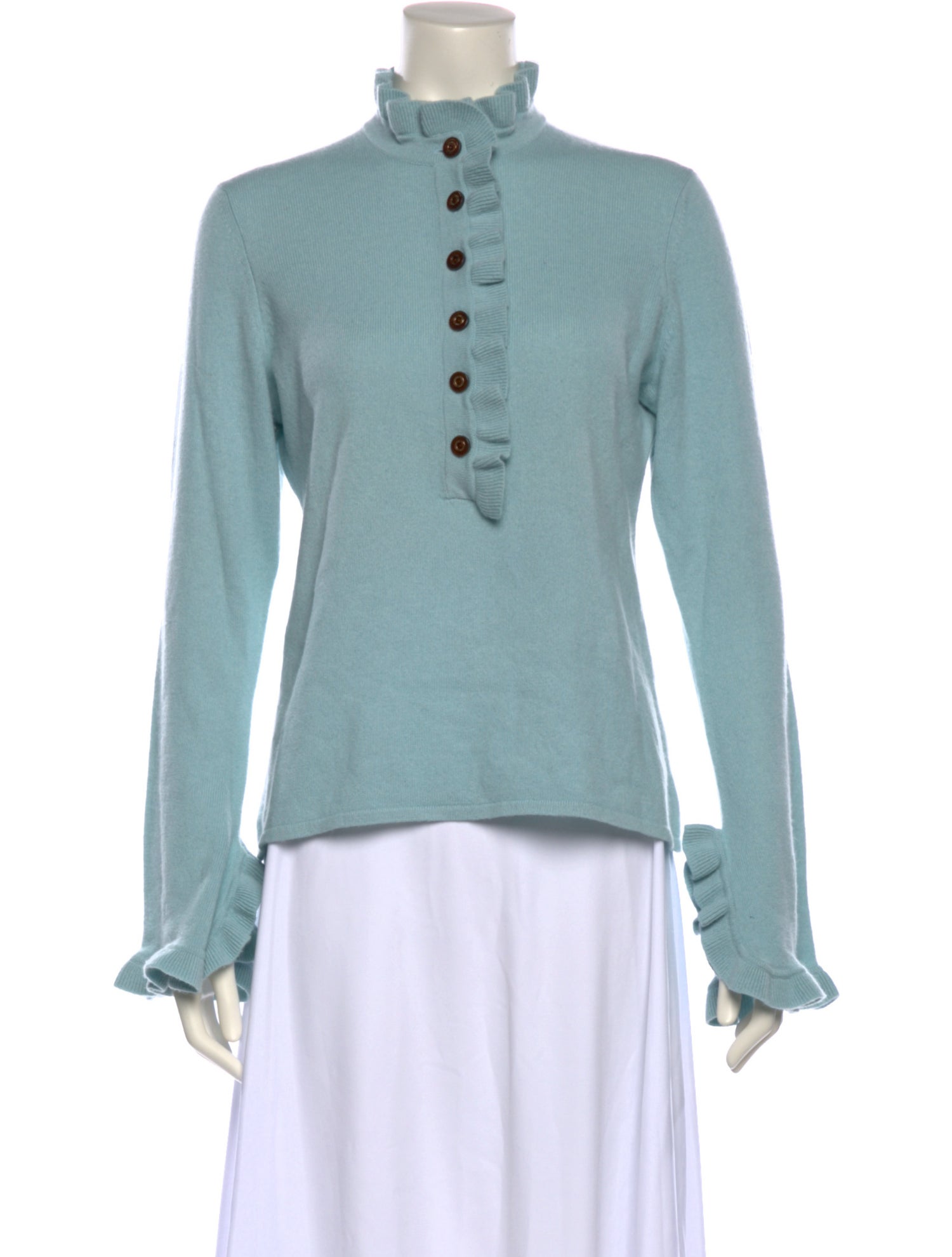 Tory Burch Cashmere Mock Neck Sweater