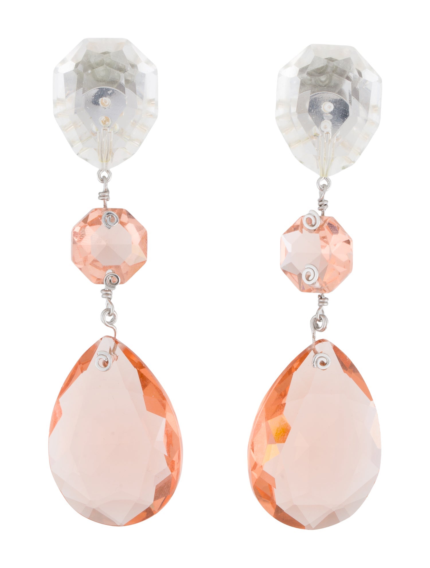 Tory Burch Crystal Clip-On Earrings