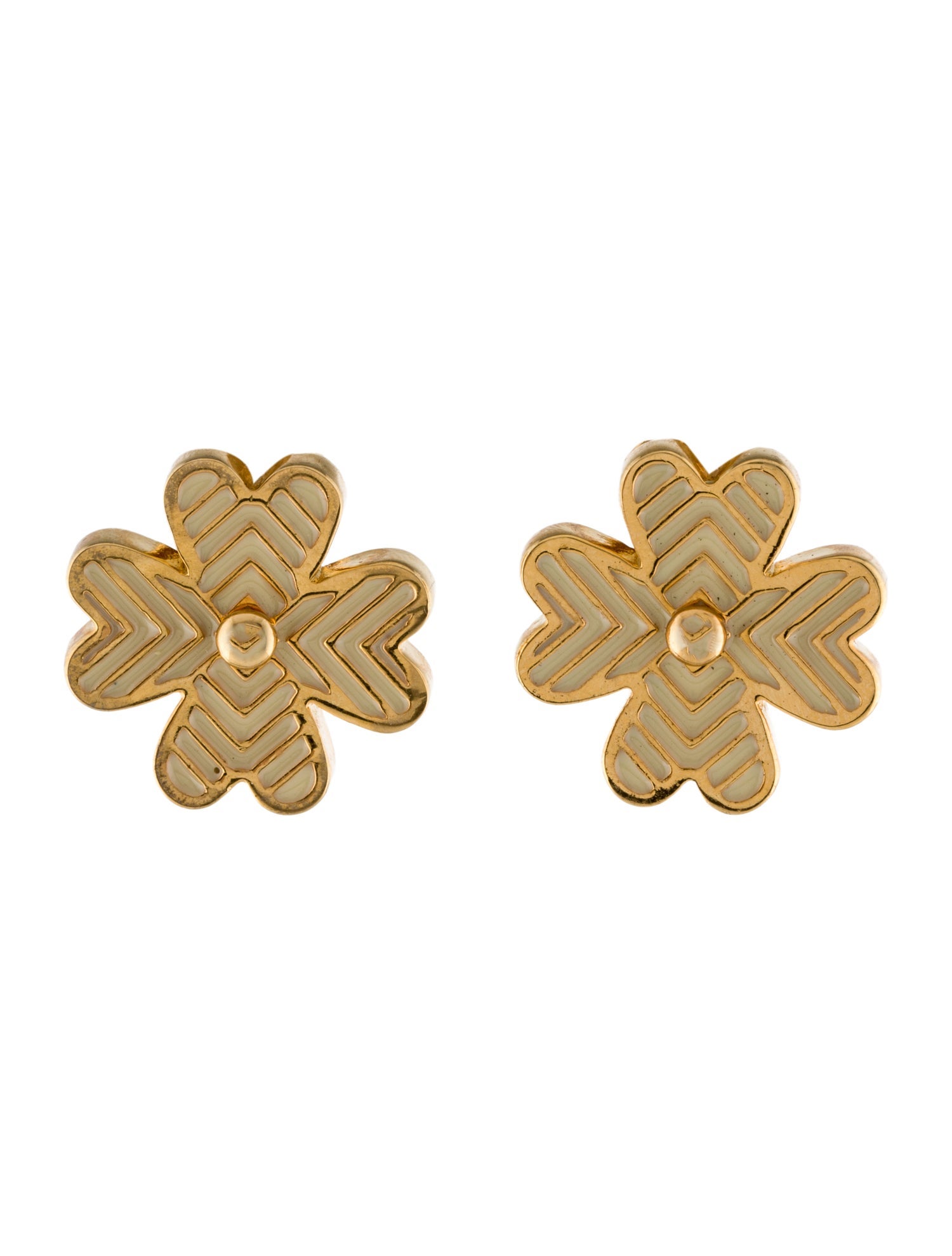 Tory Burch Enamel Stud Earrings