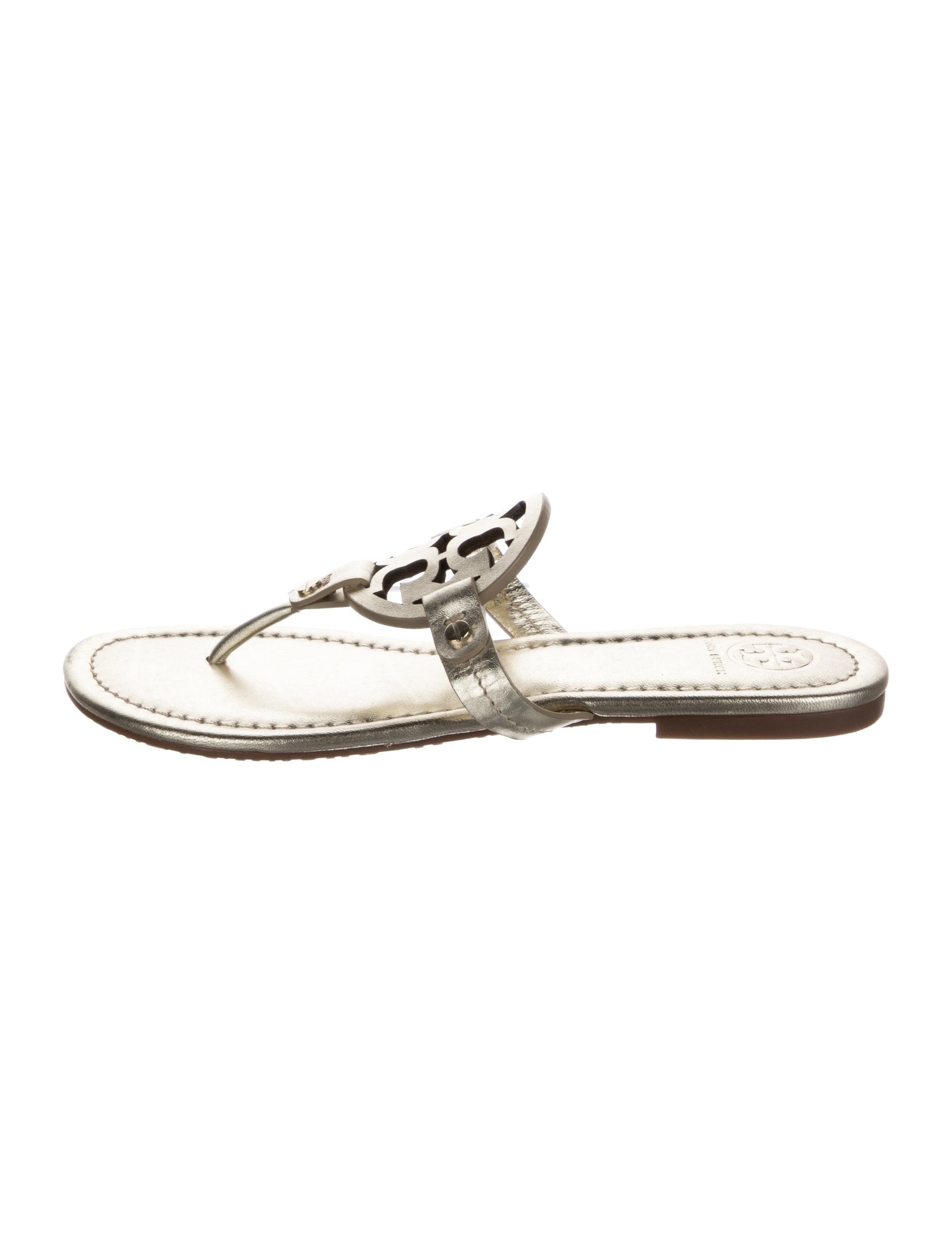 Tory Burch Leather Slides