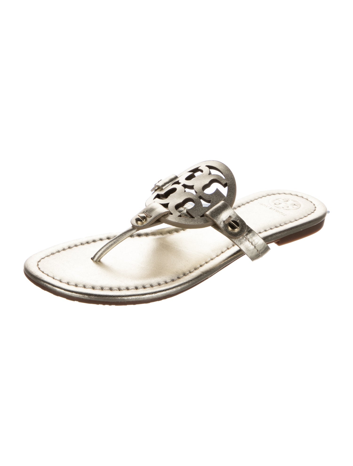 Tory Burch Leather Slides