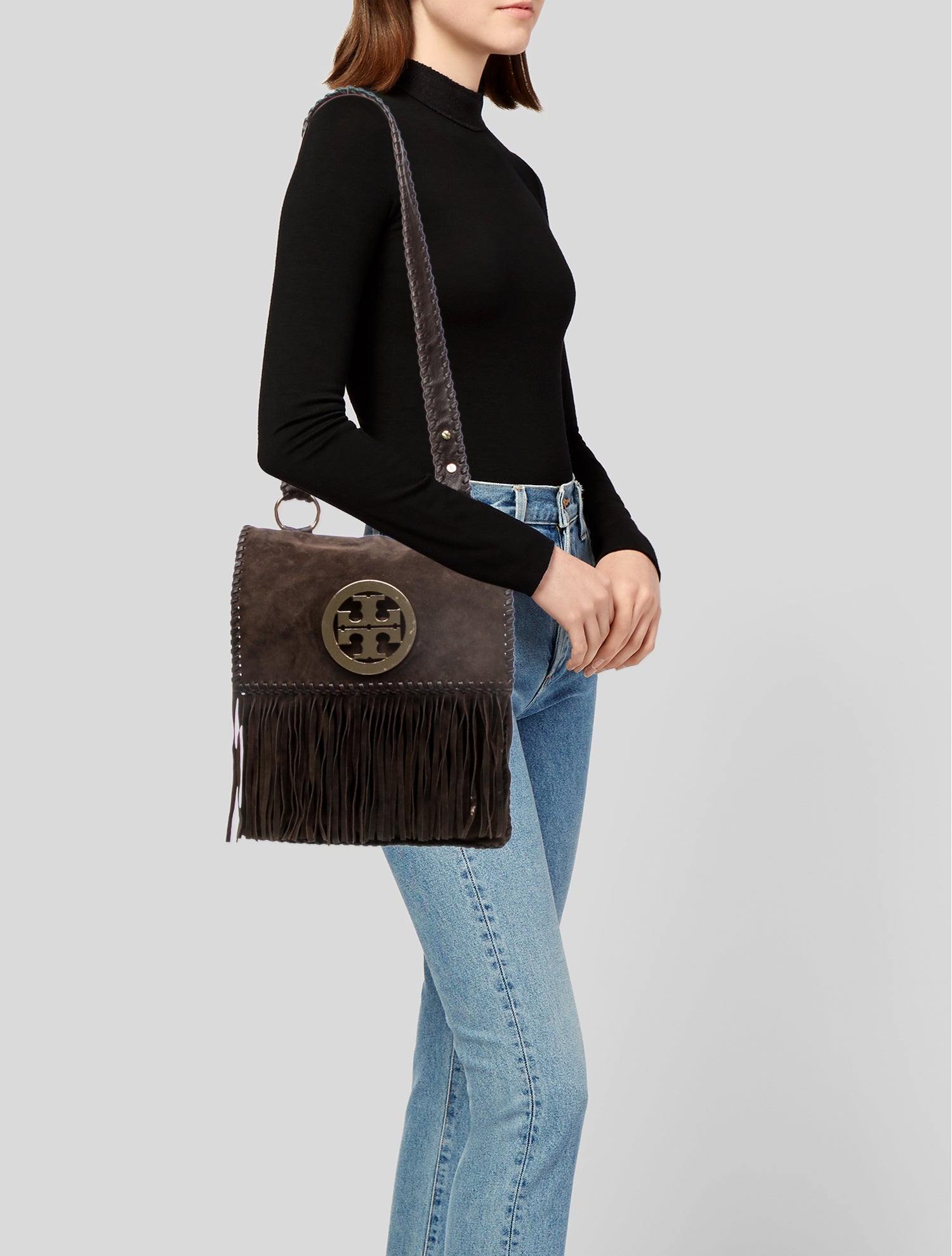 Tory Burch Suede Crossbody Bag