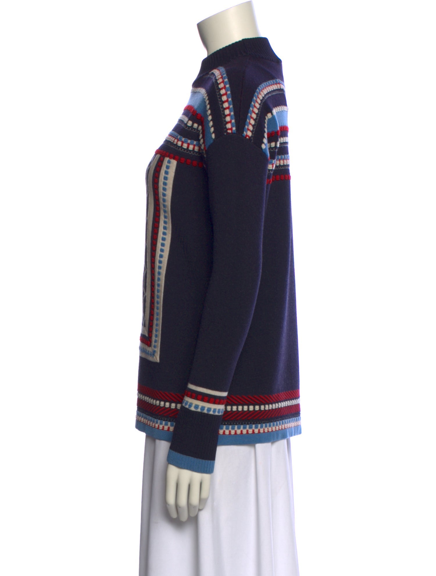 Tory Burch Wool Striped Sweater