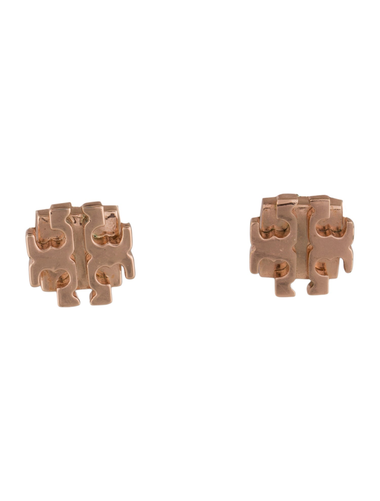 Tory Burch Logo Stud Earrings