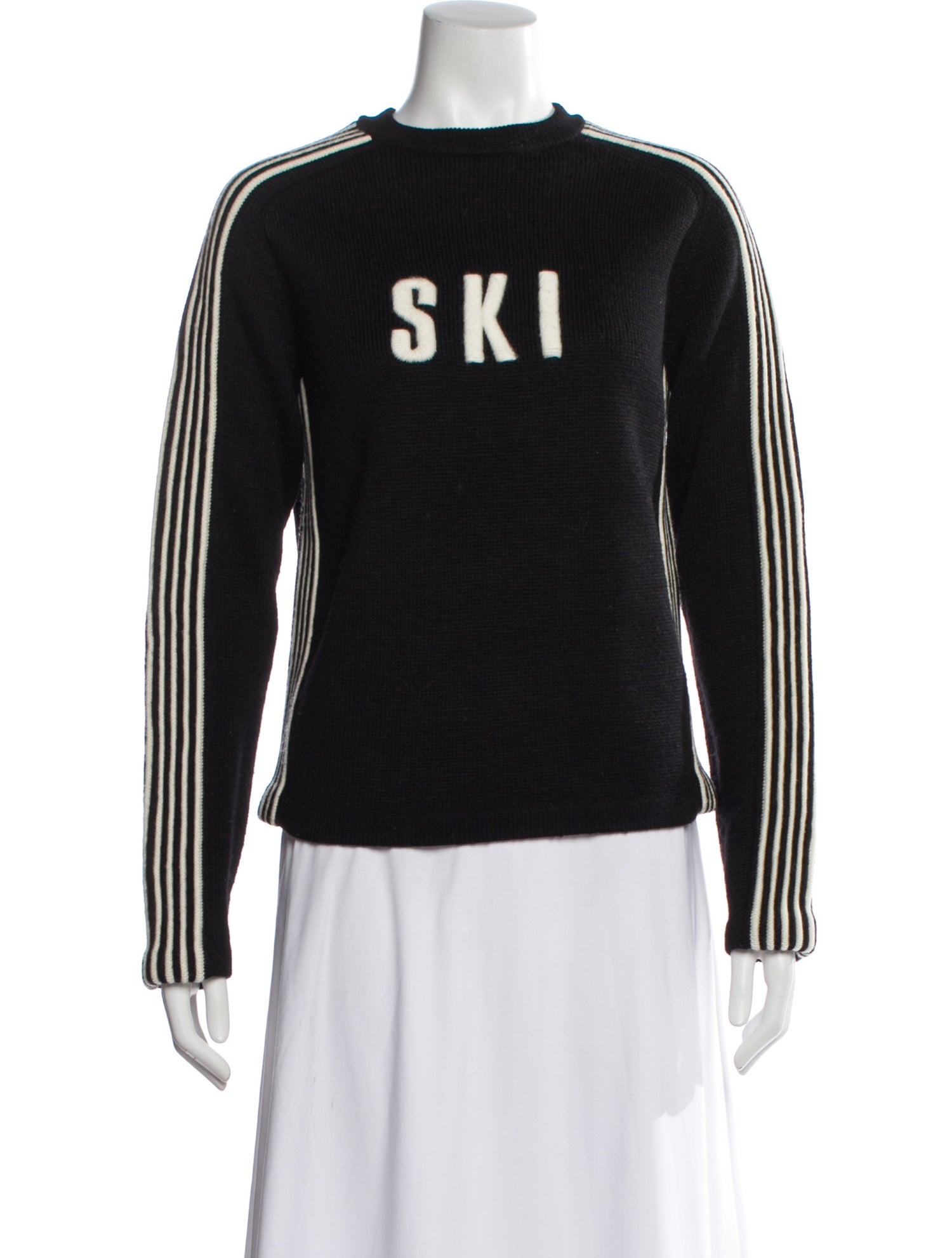 Tory Burch Wool Graphic Print Sweater